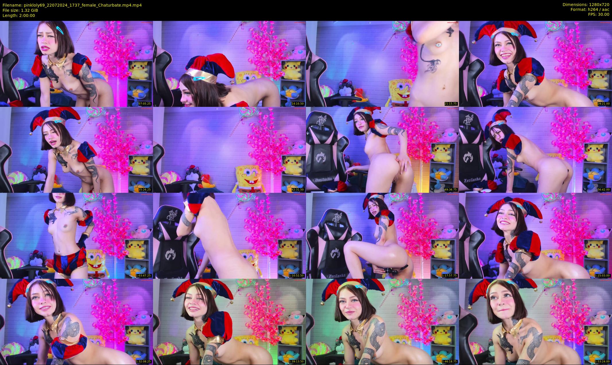 pinkloly69 — 120 minute Chaturbate female cam show recording, 720p, Jul 22, 2024