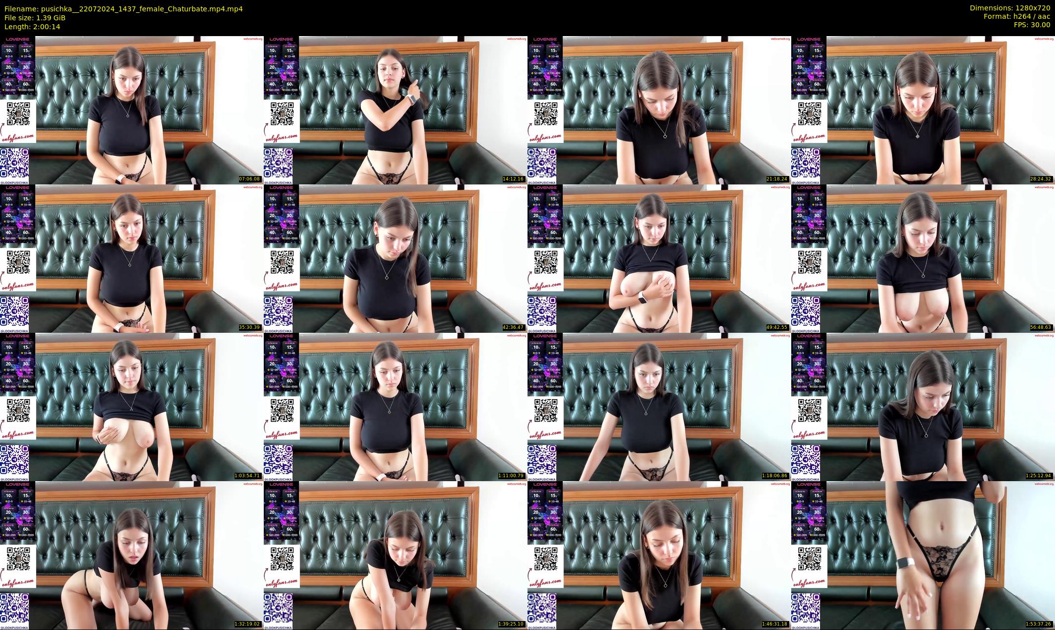 pusichka_ — 121 minute Chaturbate female cam show recording, 720p, Jul 22, 2024