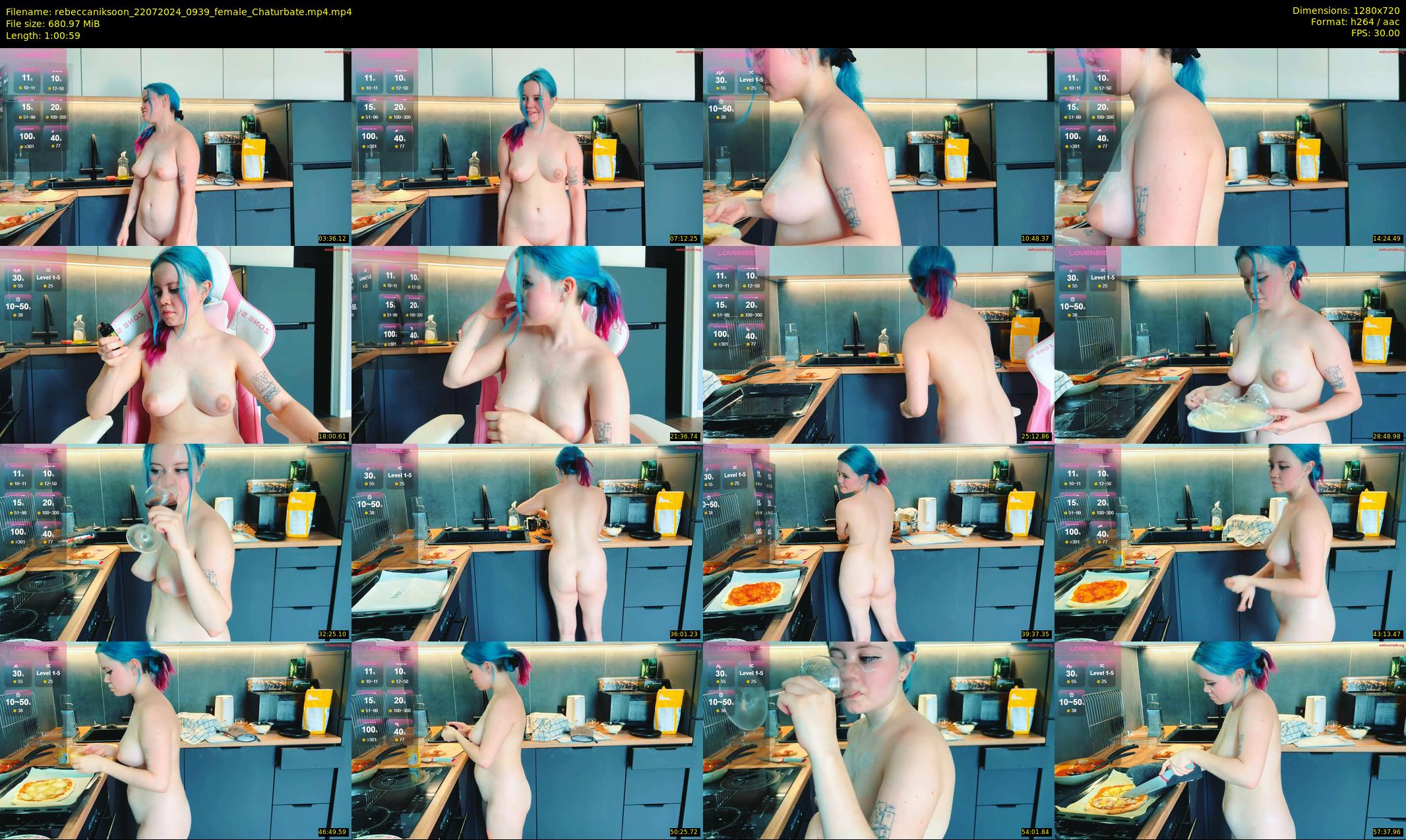 rebeccaniksoon — 61 minute Chaturbate female cam show recording, 720p, Jul 22, 2024