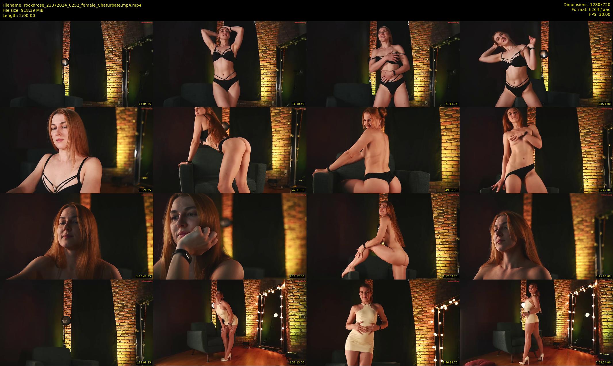 rocknrose — 120 minute Chaturbate female cam show recording, 720p, Jul 23, 2024
