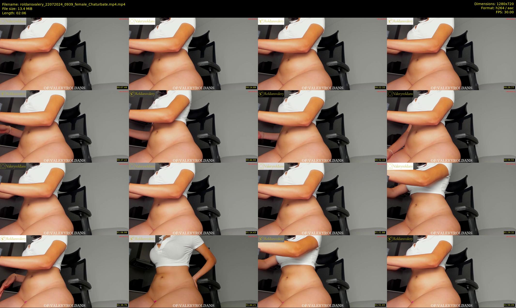 roldansvalery — 3 minute Chaturbate female cam show recording, 720p, Jul 22, 2024