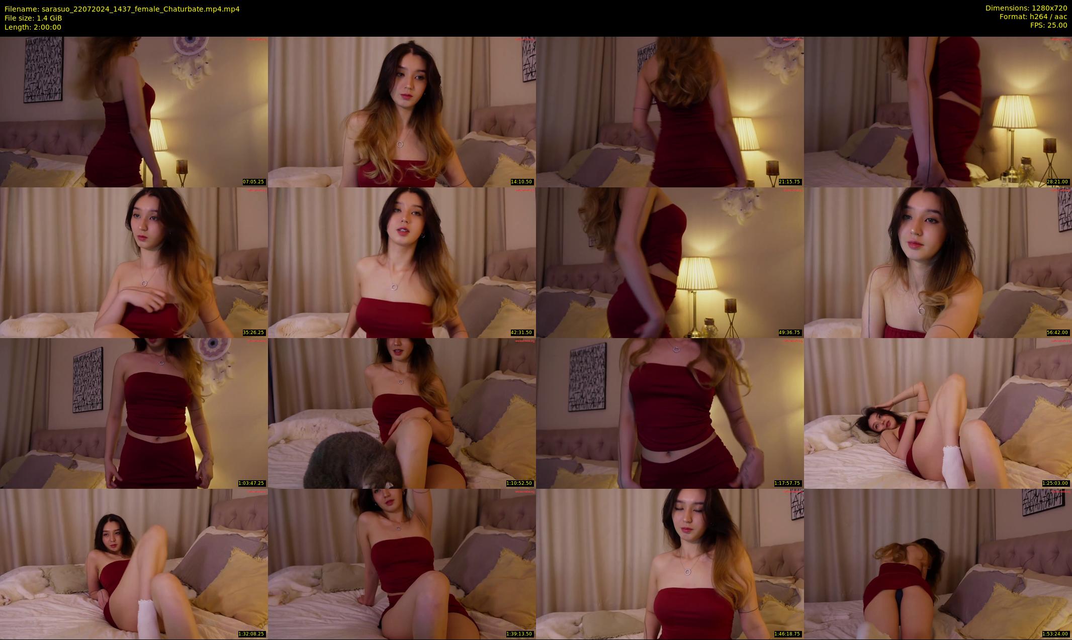 sarasuo — 120 minute Chaturbate female cam show recording, 720p, Jul 22, 2024