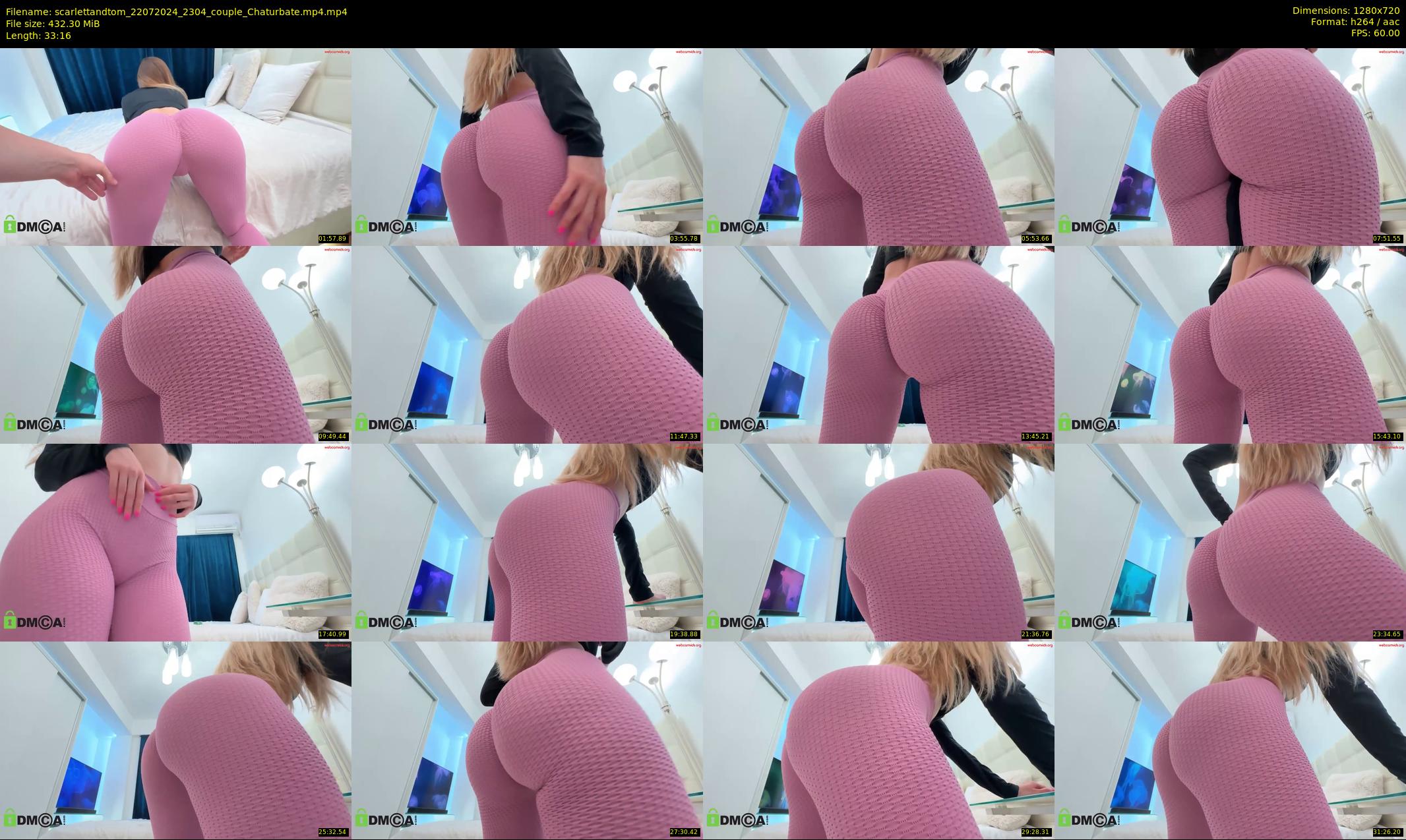 scarlettandtom — 34 minute Chaturbate couple cam show recording, 720p, Jul 22, 2024