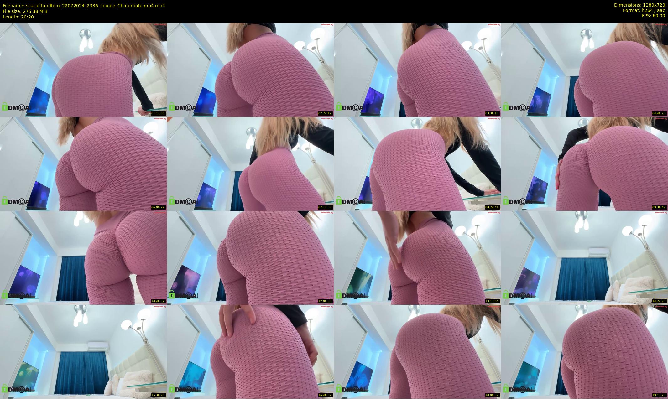 scarlettandtom — 21 minute Chaturbate couple cam show recording, 720p, Jul 22, 2024