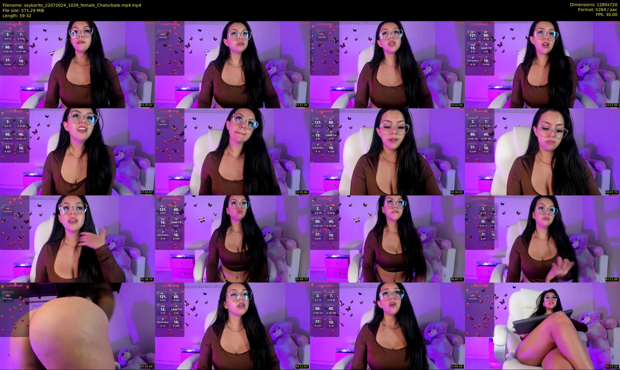 soykarito — 60 minute Chaturbate female cam show recording, 720p, Jul 22, 2024