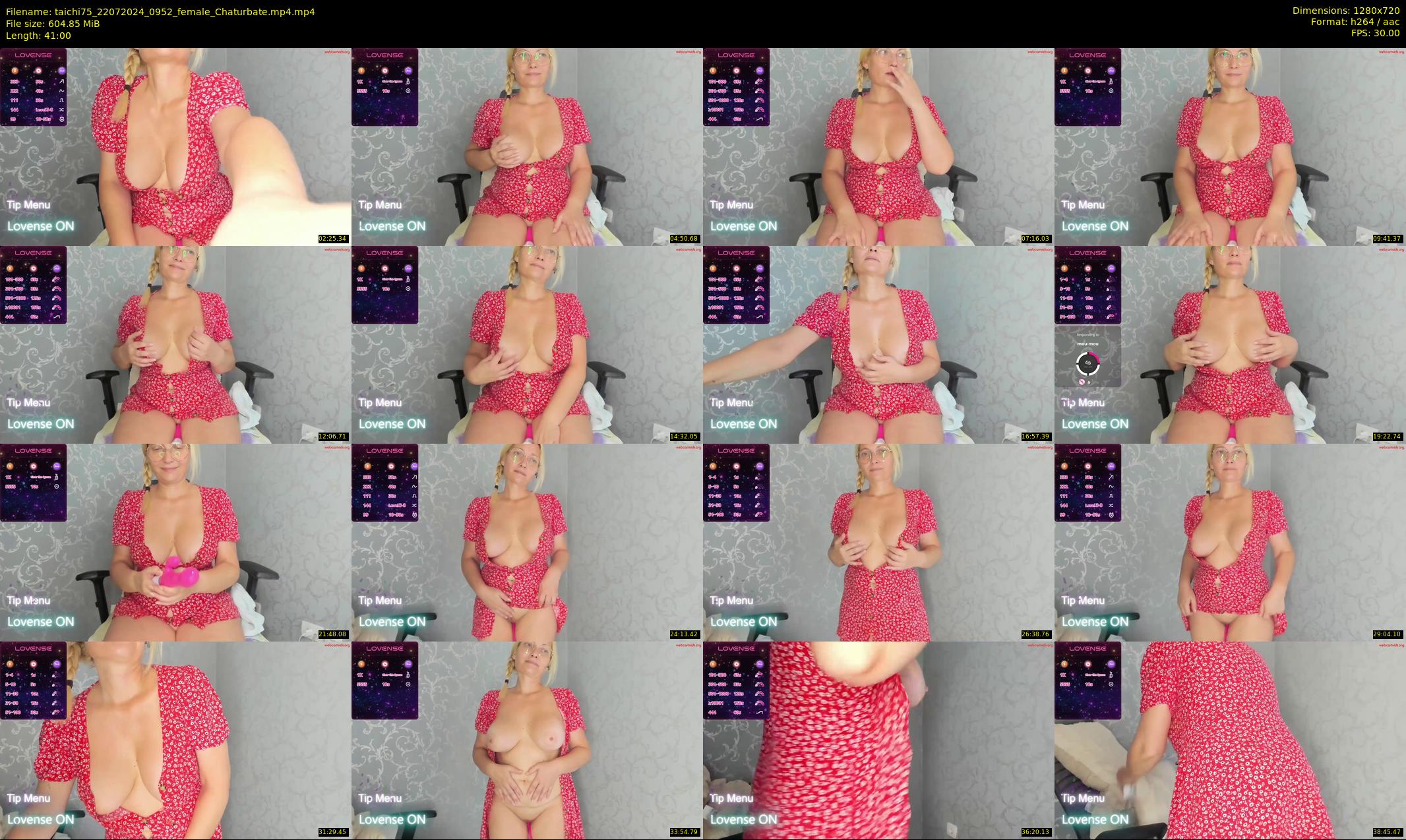 taichi75 — 41 minute Chaturbate female cam show recording, 720p, Jul 22, 2024