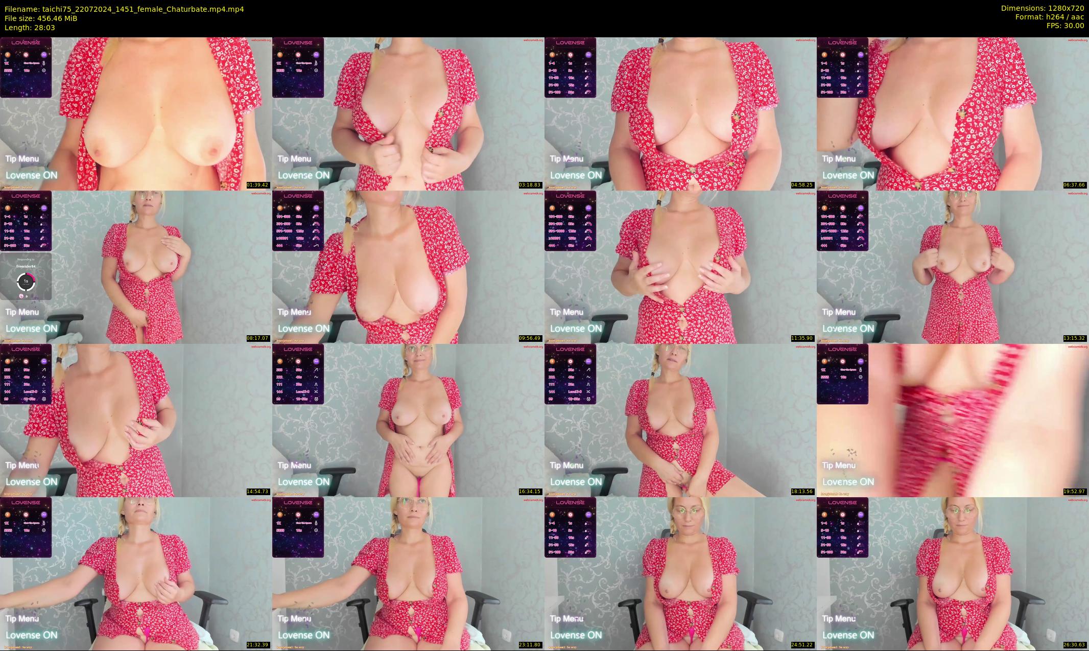 taichi75 — 29 minute Chaturbate female cam show recording, 720p, Jul 22, 2024