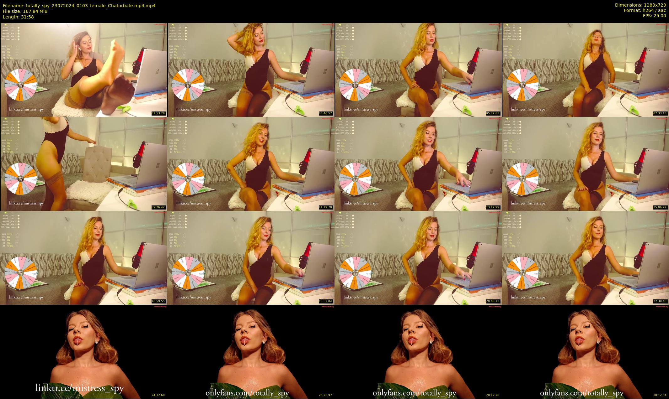 totally_spy — 32 minute Chaturbate female cam show recording, 720p, Jul 23, 2024