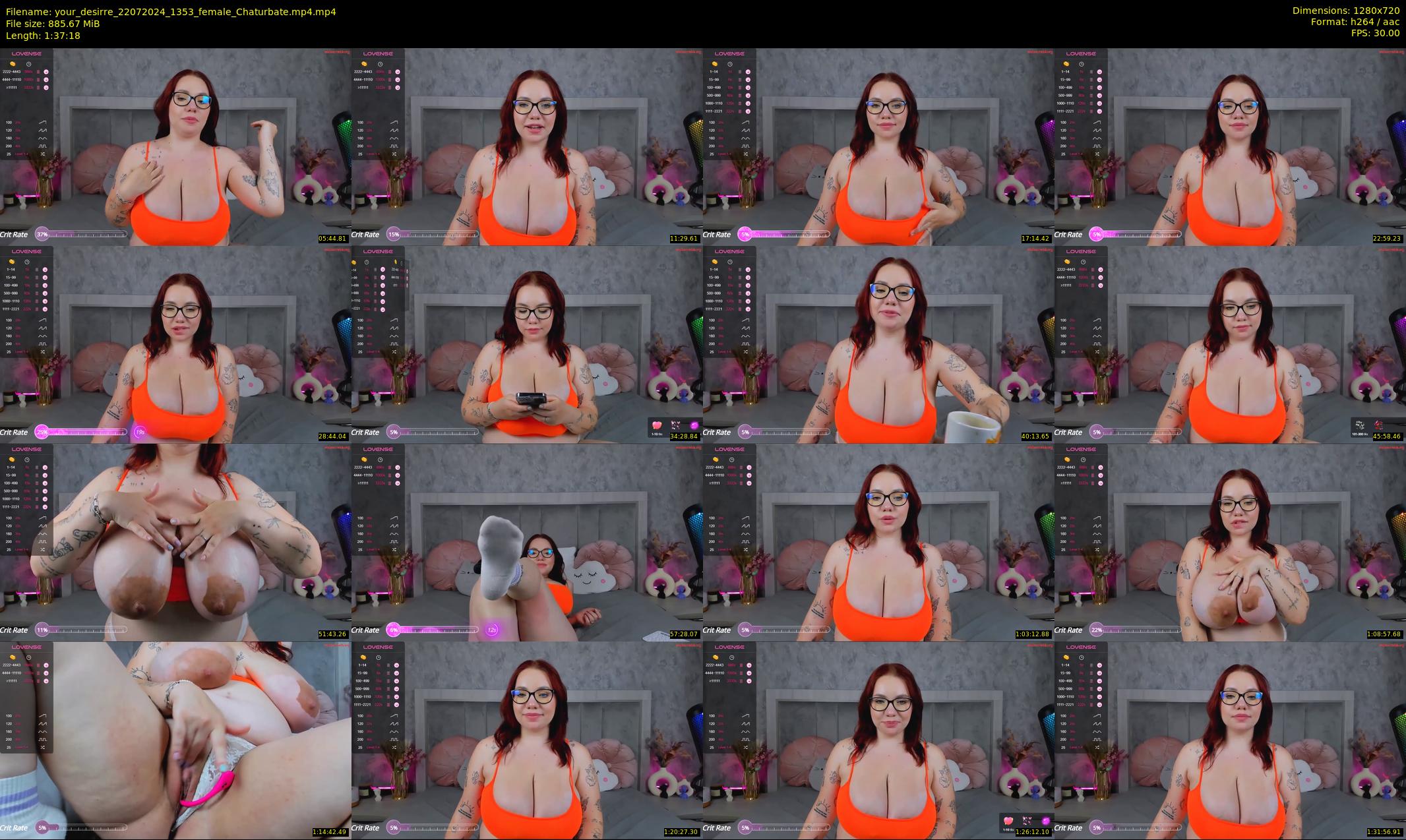 your_desirre — 98 minute Chaturbate female cam show recording, 720p, Jul 22, 2024