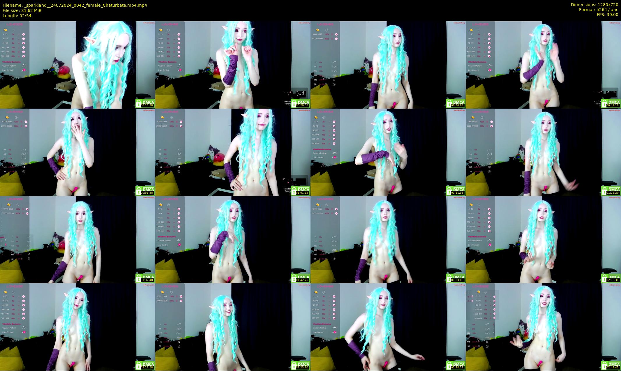 _sparkland_ — 3 minute Chaturbate female cam show recording, 720p, Jul 24, 2024