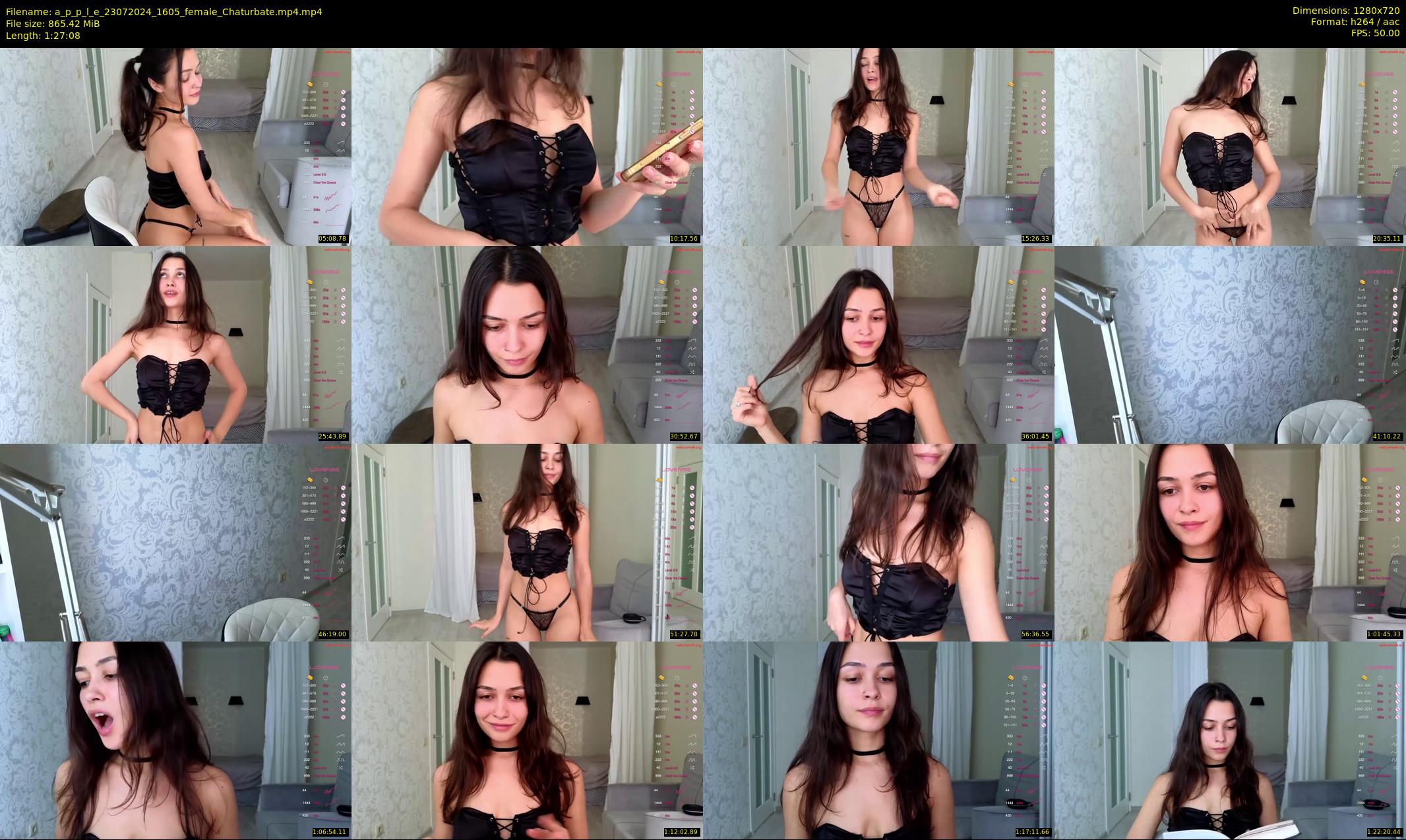 a_p_p_l_e — 88 minute Chaturbate female cam show recording, 720p, Jul 23, 2024