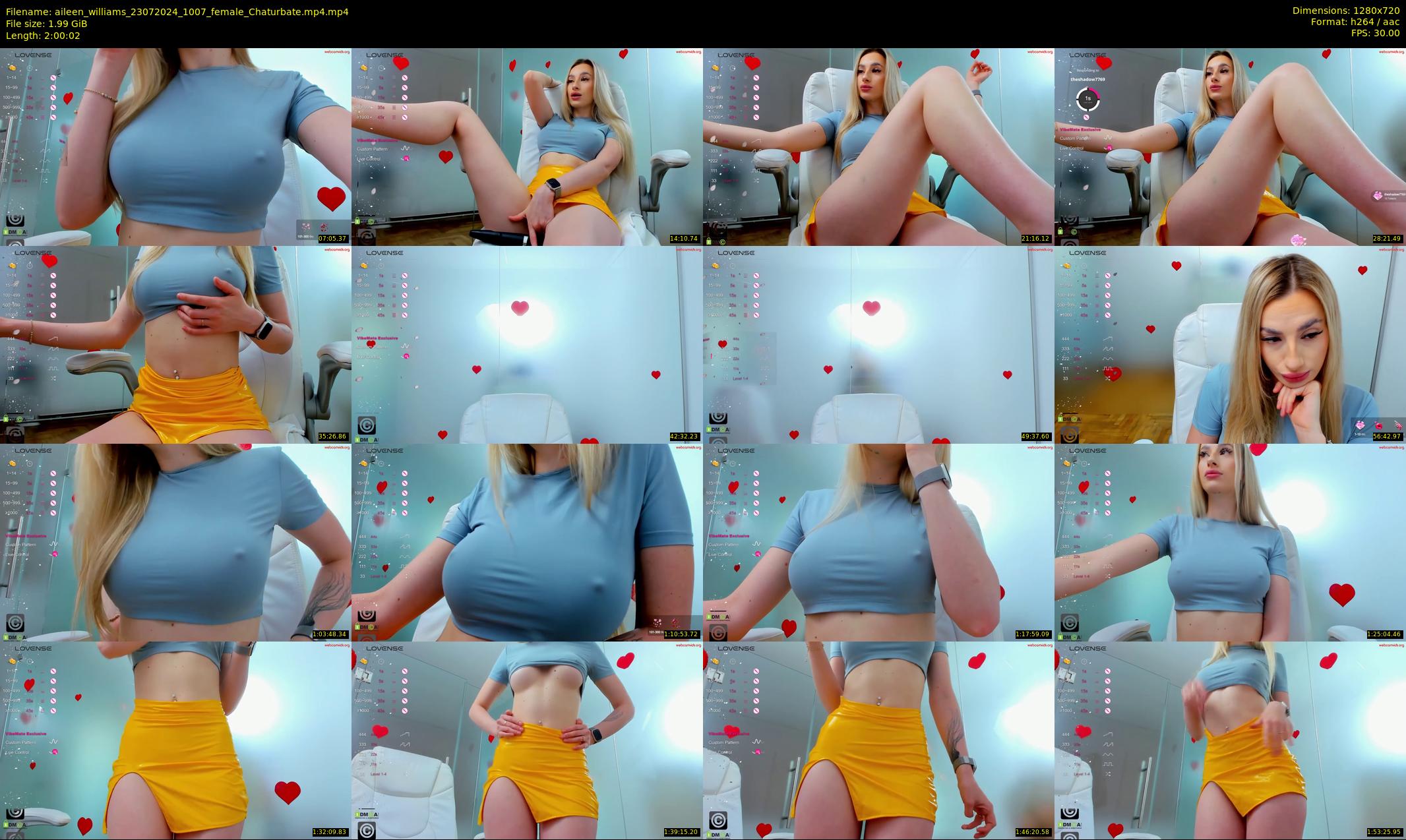 aileen_williams — 121 minute Chaturbate female cam show recording, 720p, Jul 23, 2024