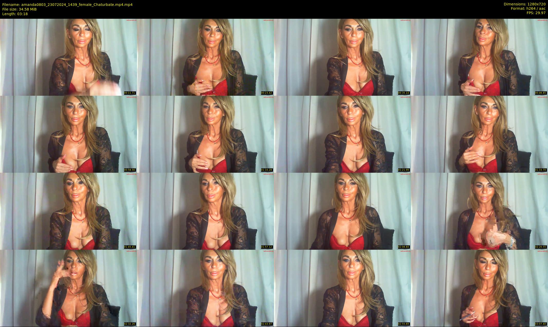 amanda0803 — 4 minute Chaturbate female cam show recording, 720p, Jul 23, 2024