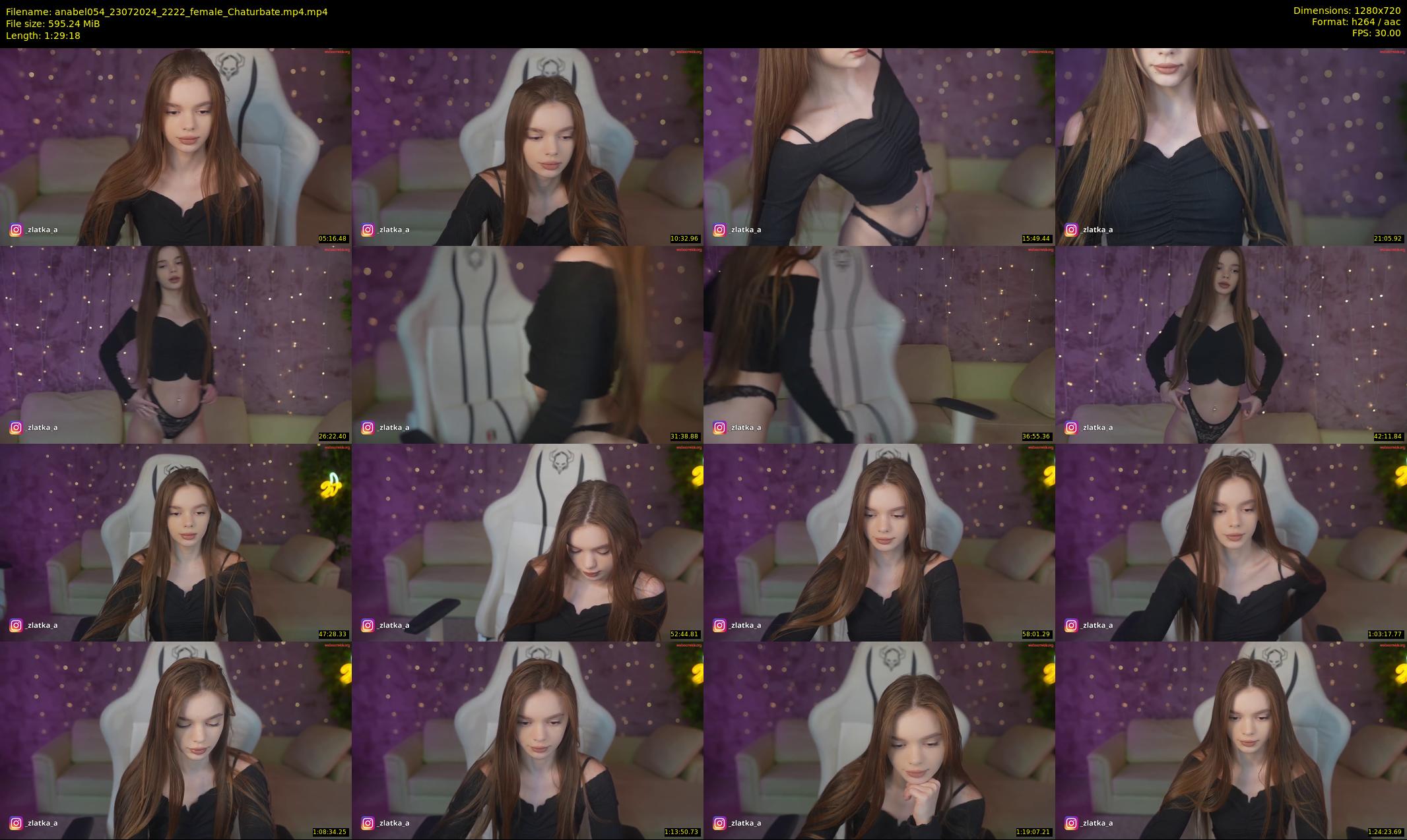 anabel054 — 90 minute Chaturbate female cam show recording, 720p, Jul 23, 2024