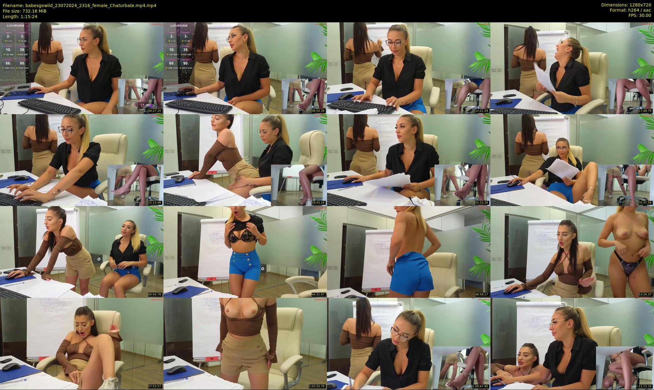 babesgowild — 76 minute Chaturbate couple cam show recording, 720p, Jul 23, 2024