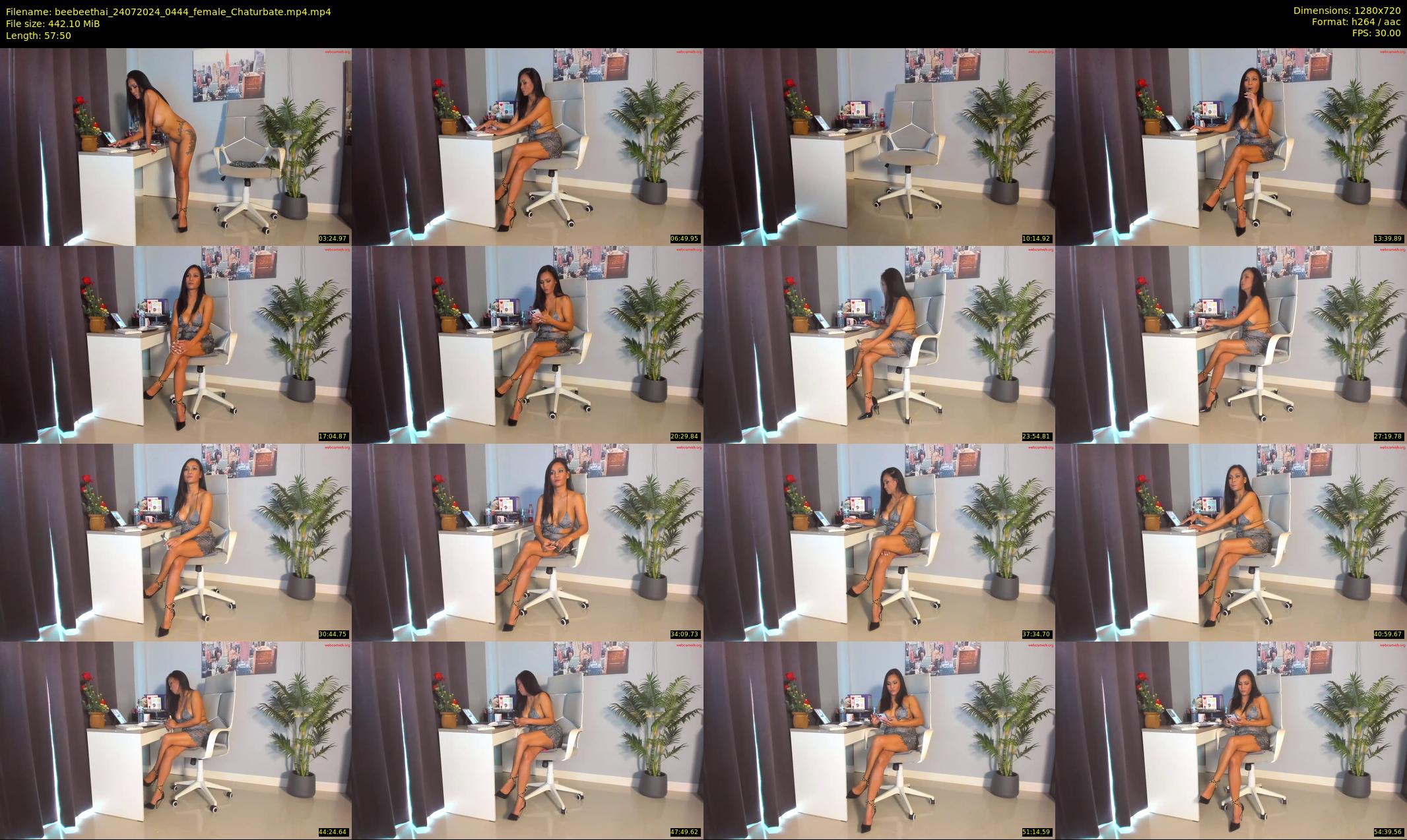 beebeethai — 58 minute Chaturbate female cam show recording, 720p, Jul 24, 2024