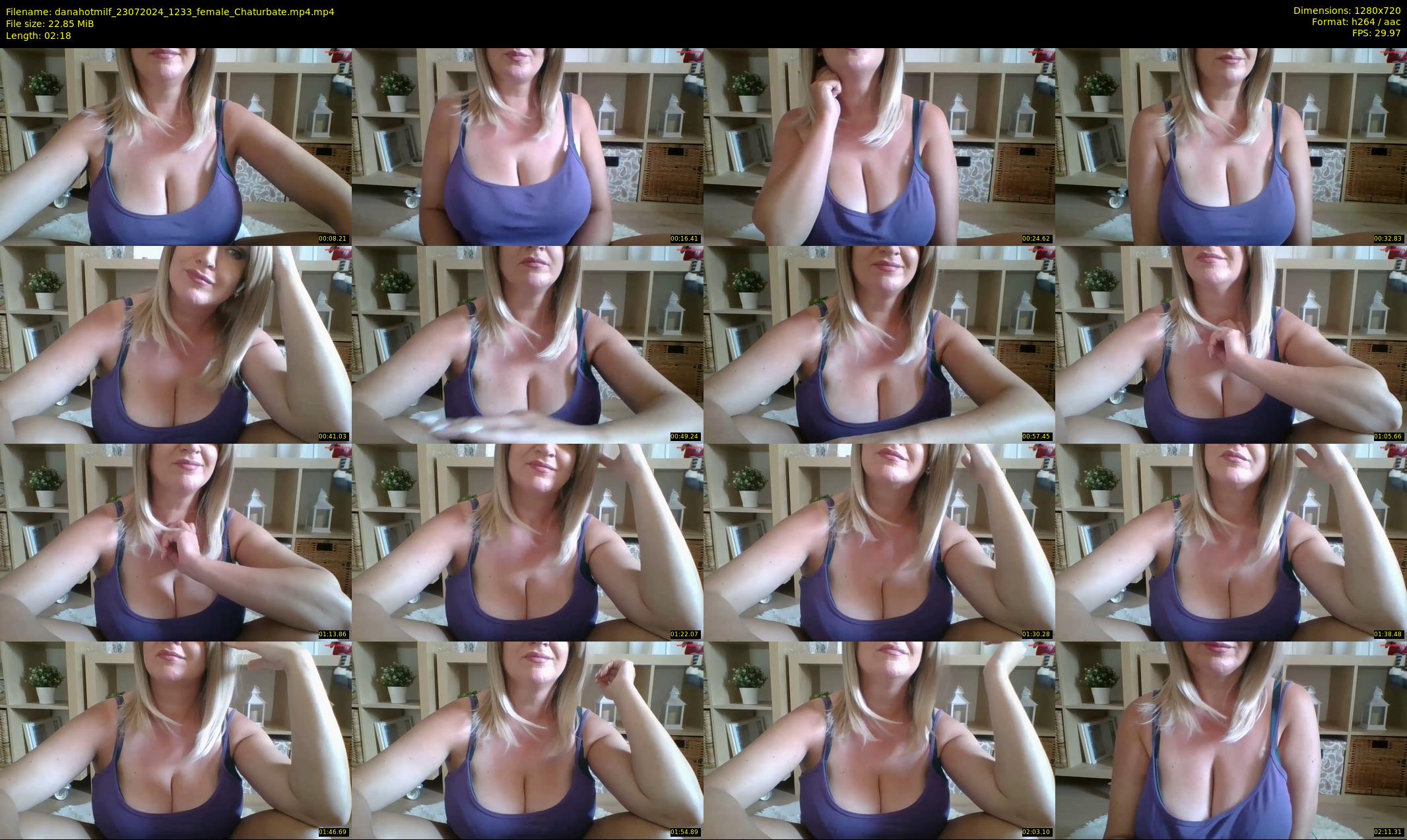 danahotmilf — 3 minute Chaturbate female cam show recording, 720p, Jul 23, 2024