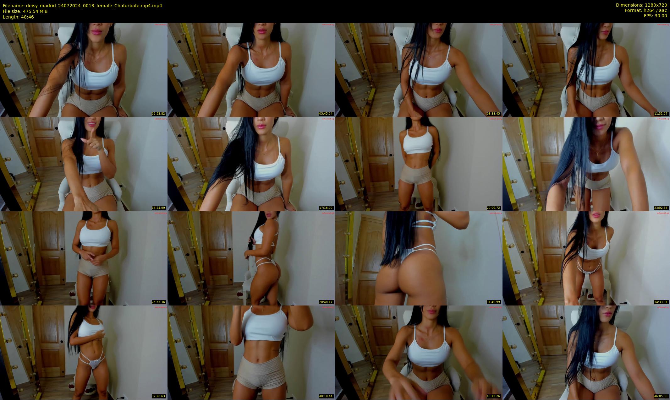 deisy_madrid — 49 minute Chaturbate female cam show recording, 720p, Jul 24, 2024