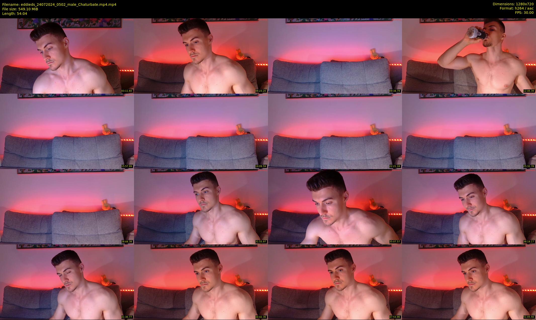 eddieds — 55 minute Chaturbate male cam show recording, 720p, Jul 24, 2024
