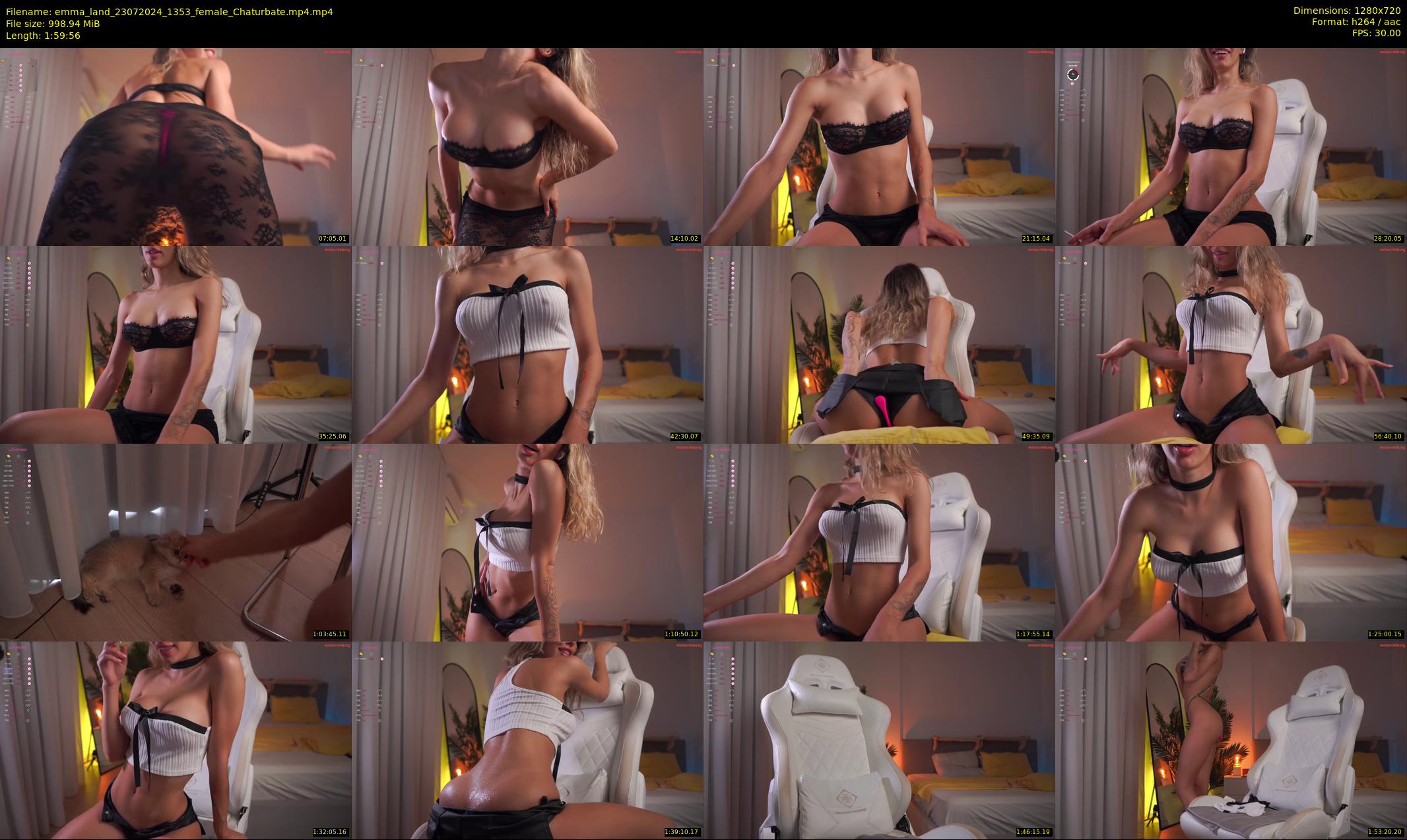 emma_land — 120 minute Chaturbate female cam show recording, 720p, Jul 23, 2024