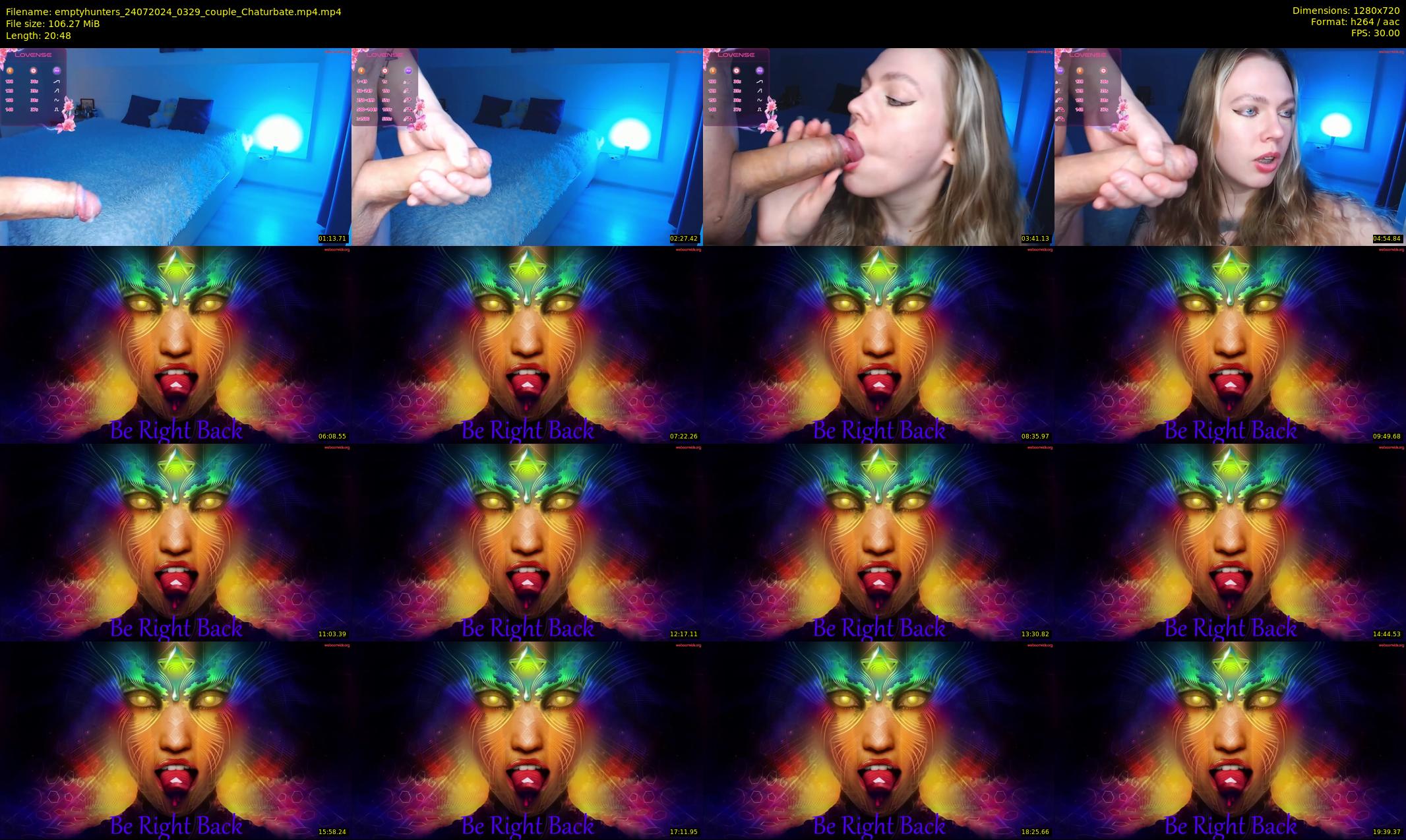 emptyhunters — 21 minute Chaturbate couple cam show recording, 720p, Jul 24, 2024