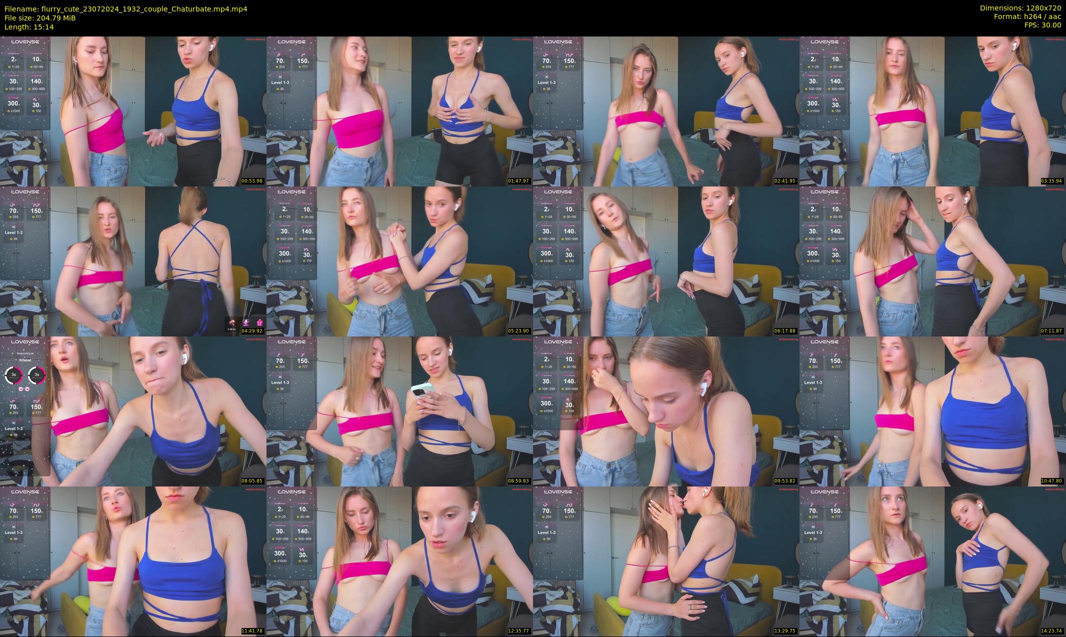 flurry_cute — 16 minute Chaturbate couple cam show recording, 720p, Jul 23, 2024