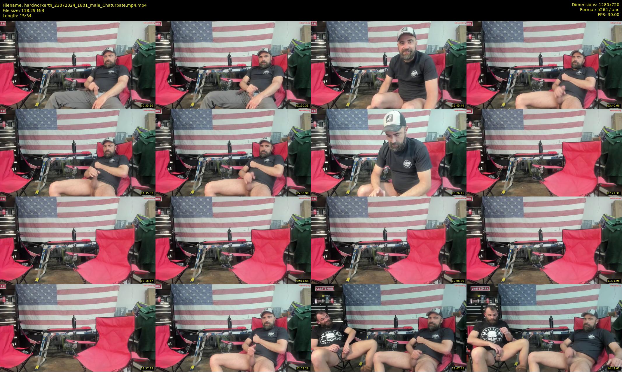 hardworkertn — 16 minute Chaturbate male cam show recording, 720p, Jul 23, 2024
