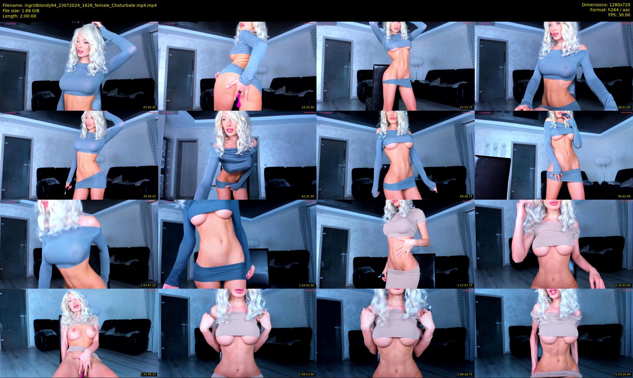 ingridblondy94 — 120 minute Chaturbate female cam show recording, 720p, Jul 23, 2024