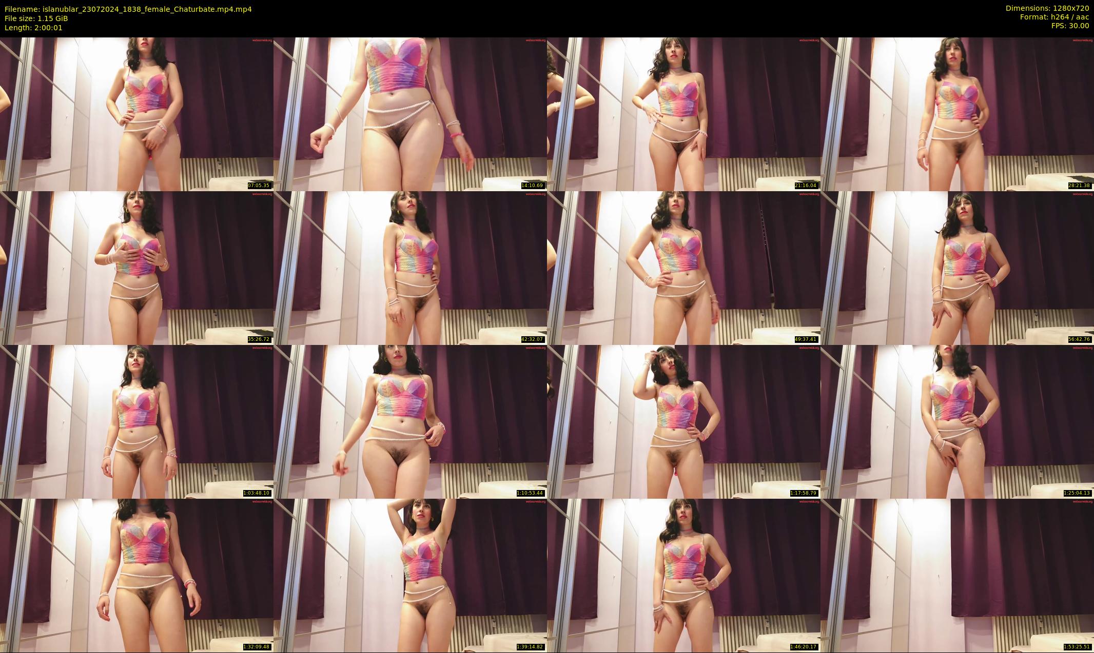 islanublar — 121 minute Chaturbate female cam show recording, 720p, Jul 23, 2024
