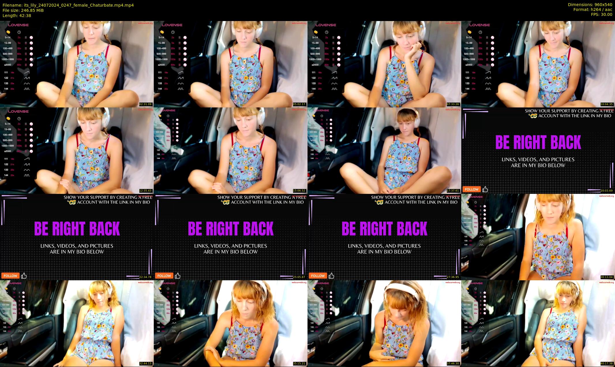 its_lily — 43 minute Chaturbate female cam show recording, 480p, Jul 24, 2024