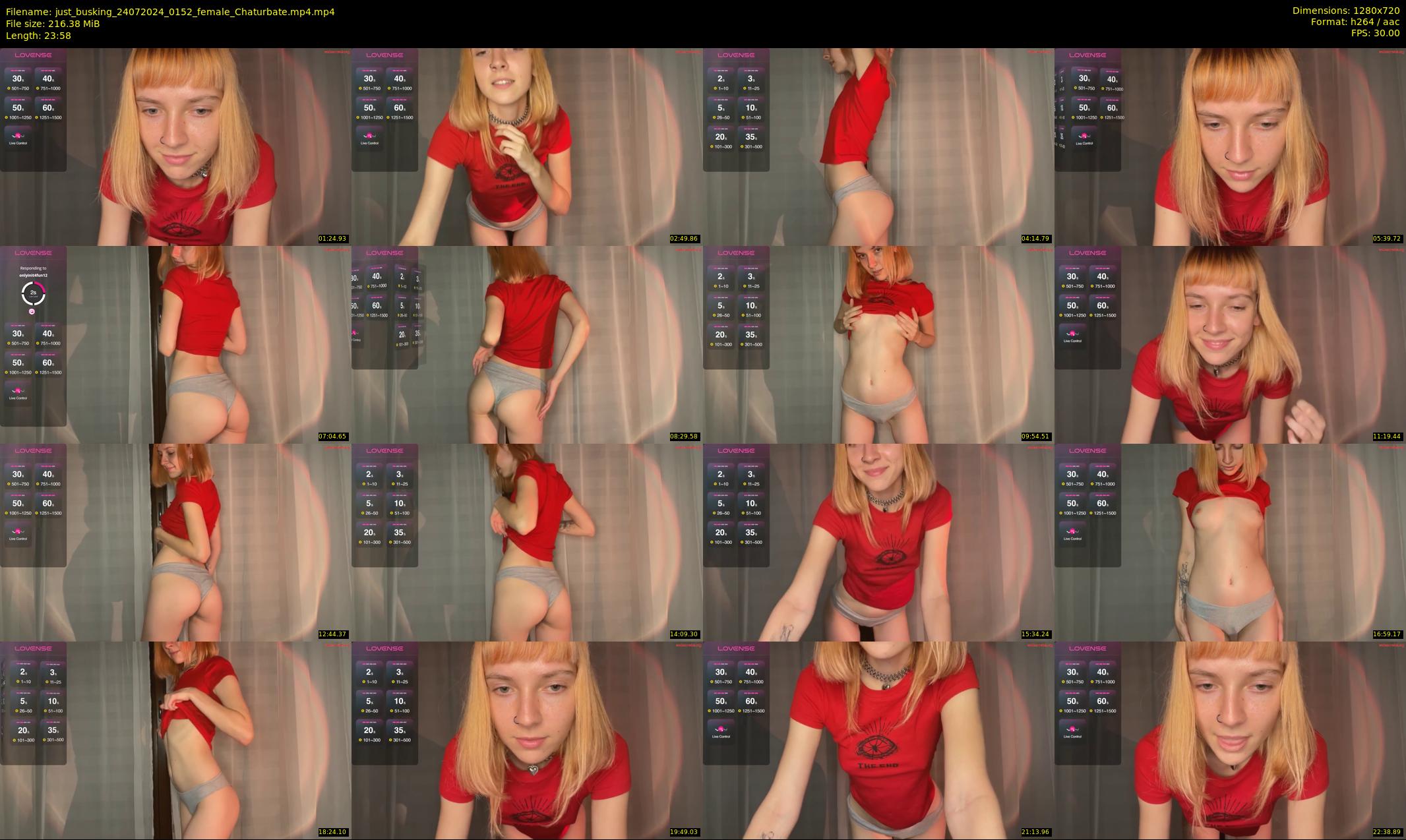 just_busking — 24 minute Chaturbate female cam show recording, 720p, Jul 24, 2024