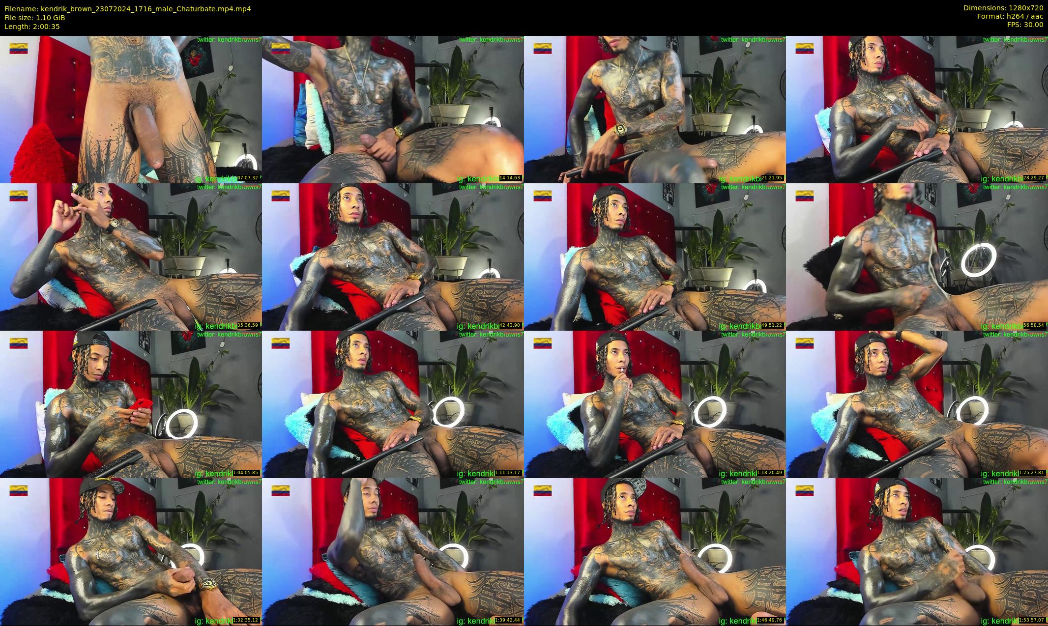 kendrik_brown — 121 minute Chaturbate male cam show recording, 720p, Jul 23, 2024