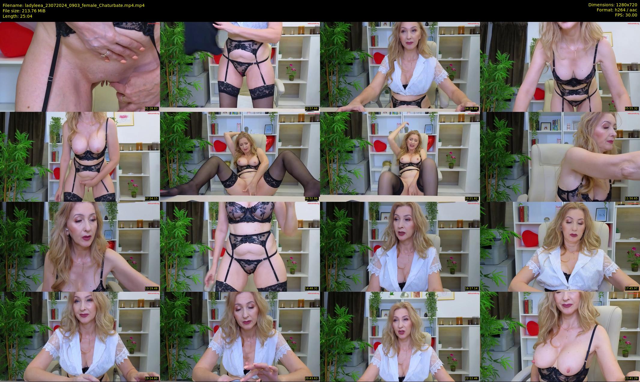 ladyleea — 26 minute Chaturbate female cam show recording, 720p, Jul 23, 2024