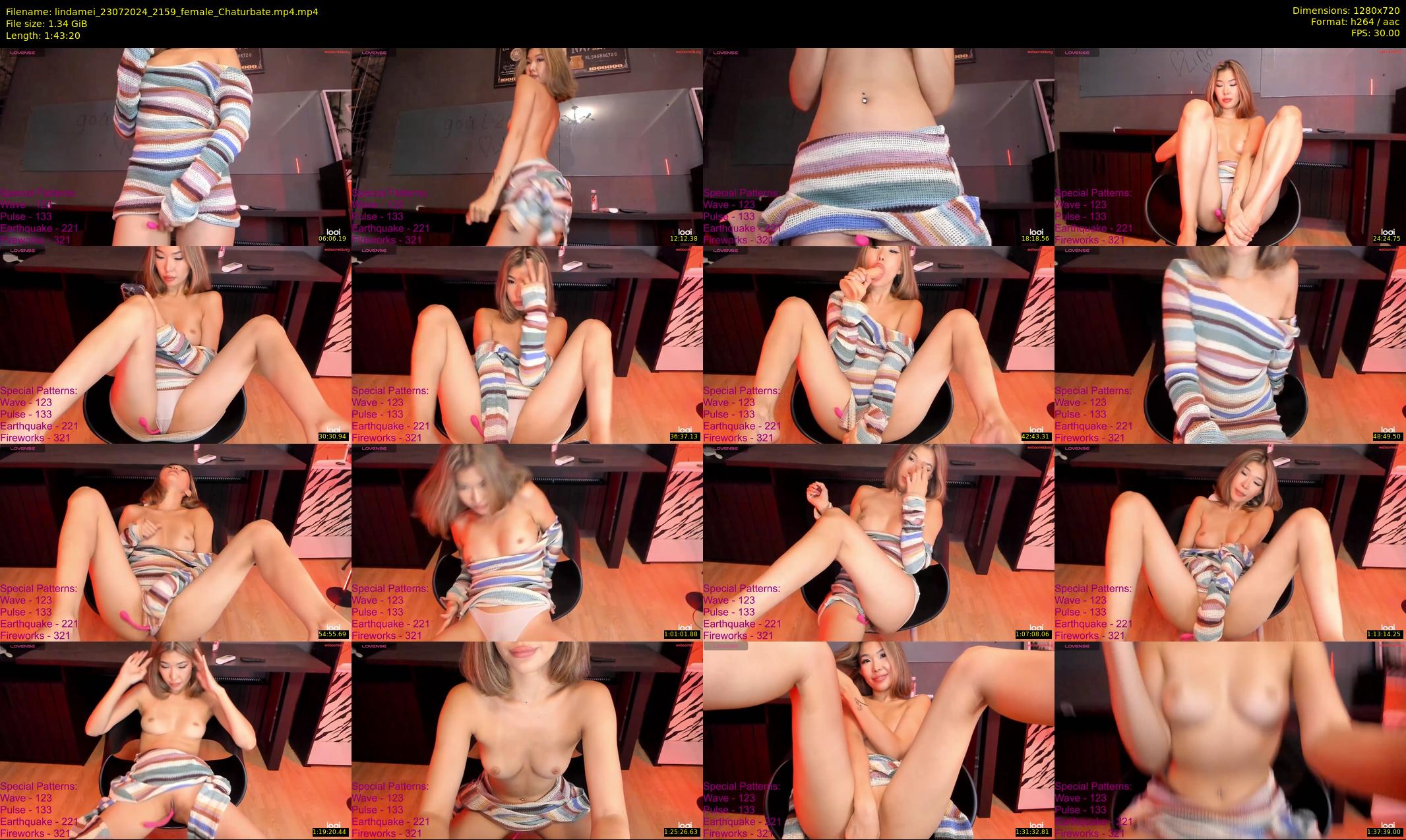 lindamei — 104 minute Chaturbate female cam show recording, 720p, Jul 23, 2024