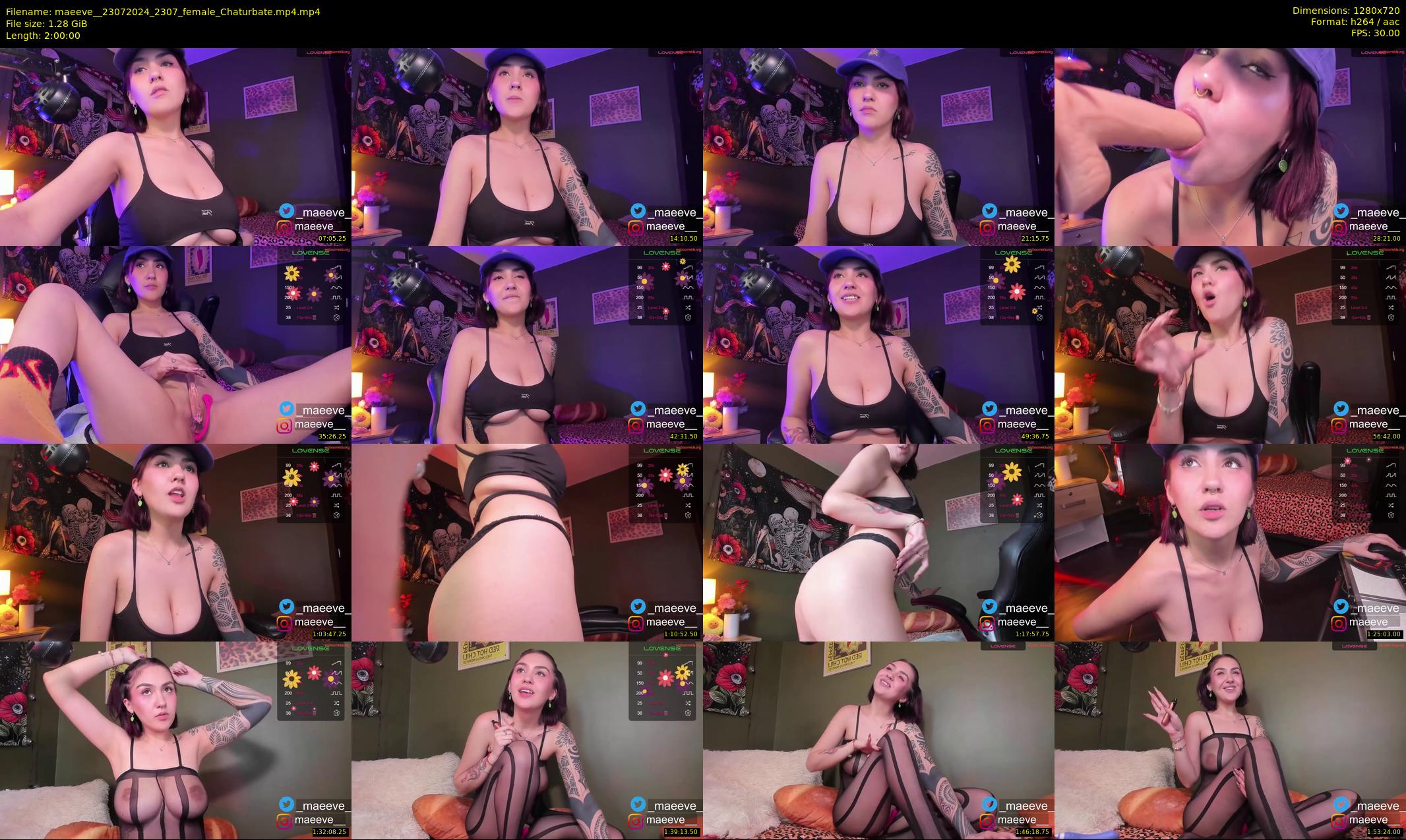 maeeve_ — 120 minute Chaturbate female cam show recording, 720p, Jul 23, 2024