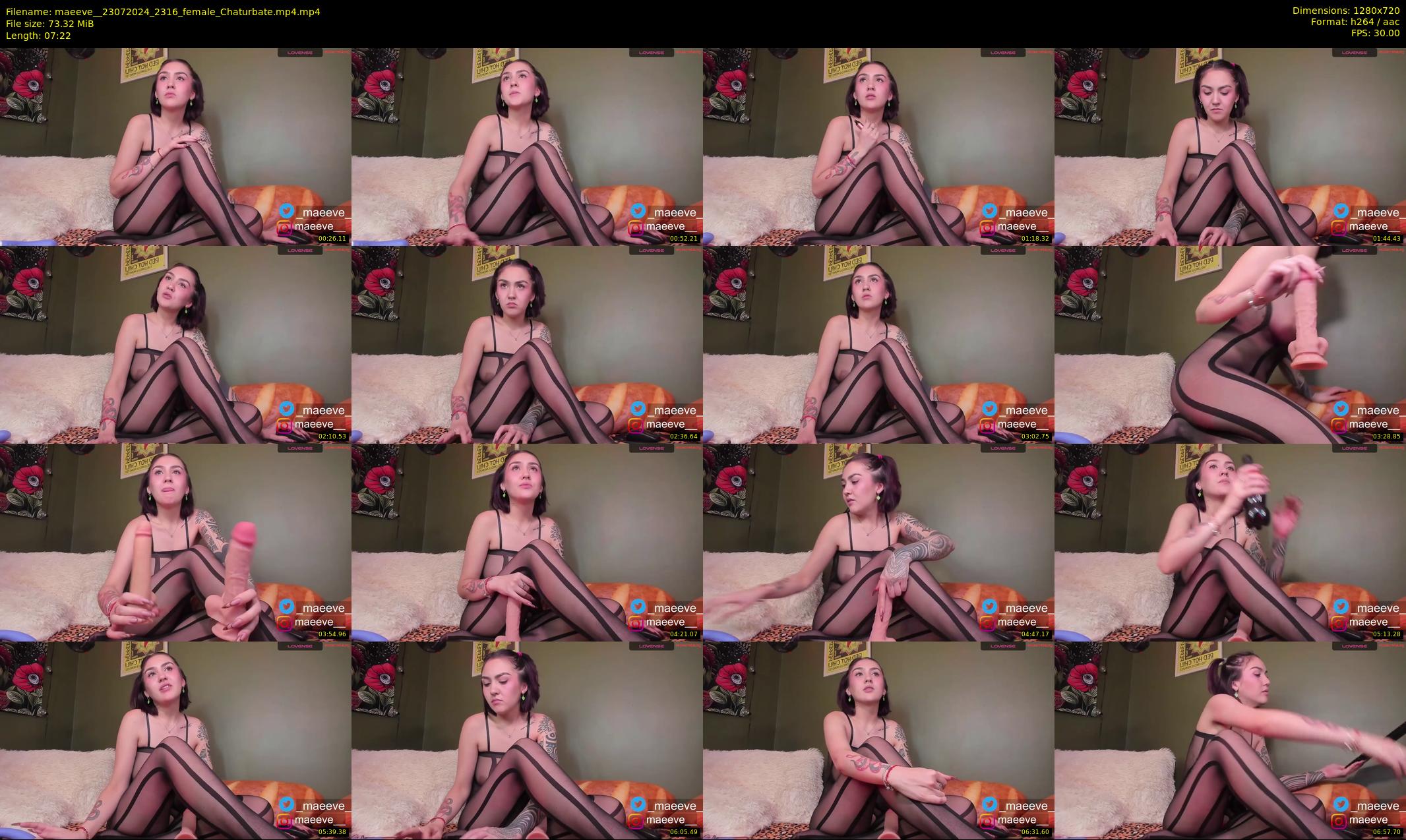 maeeve_ — 8 minute Chaturbate female cam show recording, 720p, Jul 23, 2024