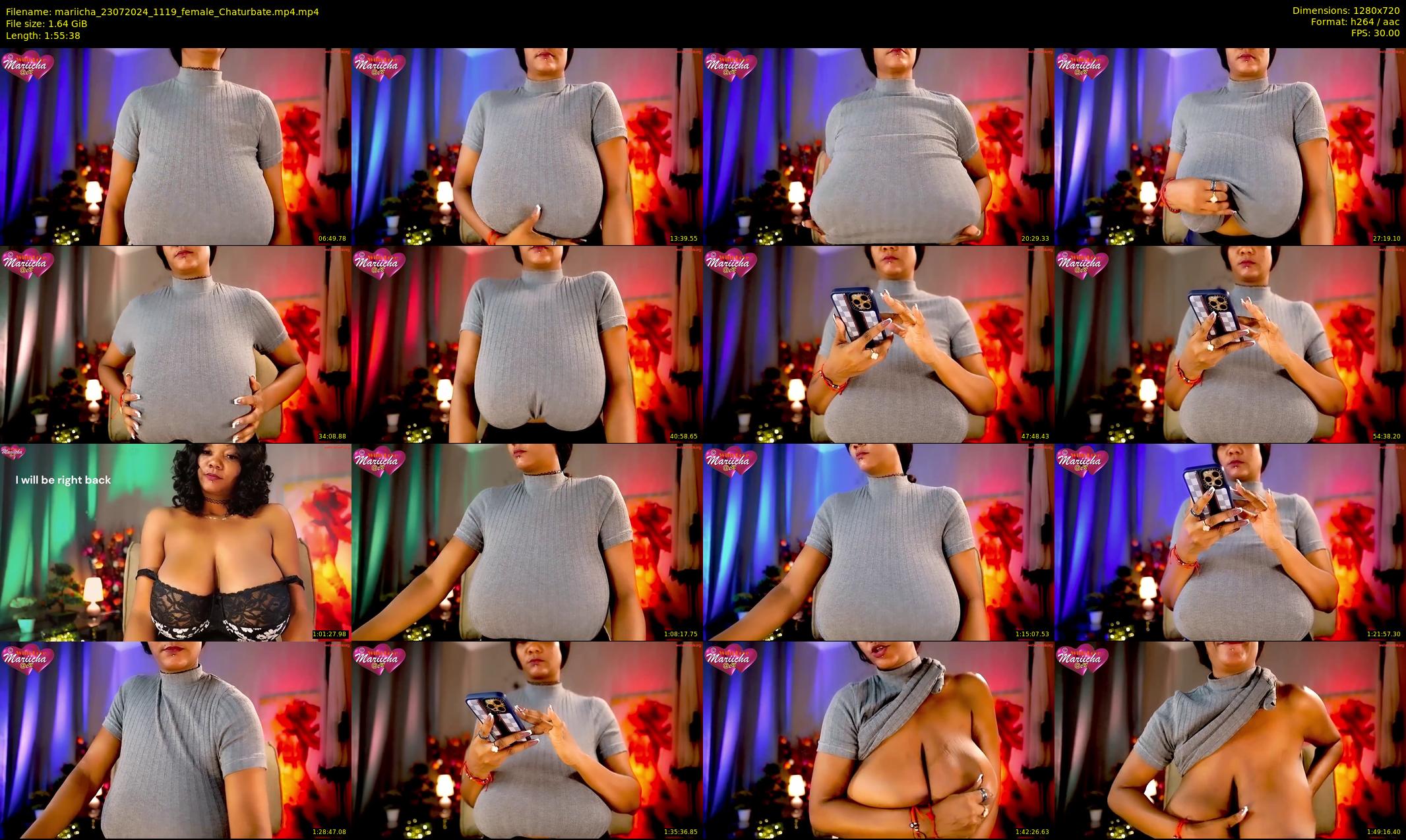 mariicha — 116 minute Chaturbate female cam show recording, 720p, Jul 23, 2024