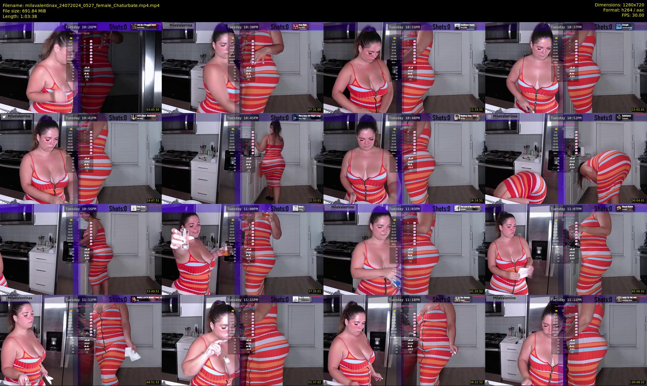 milavalentinax — 64 minute Chaturbate female cam show recording, 720p, Jul 24, 2024
