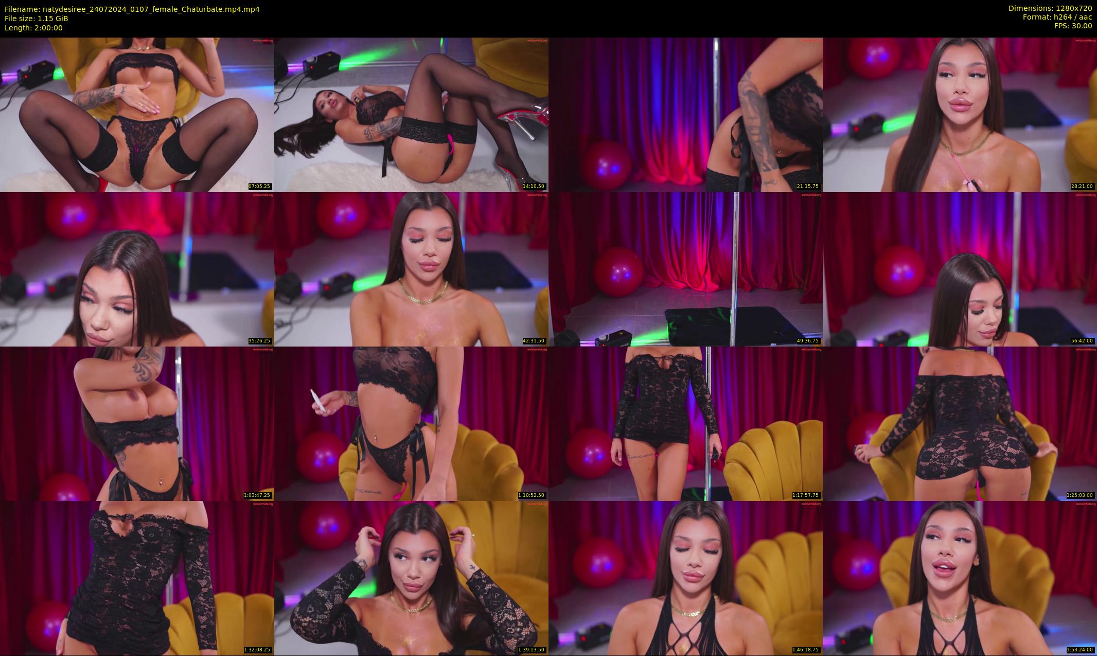 natydesiree — 120 minute Chaturbate female cam show recording, 720p, Jul 24, 2024