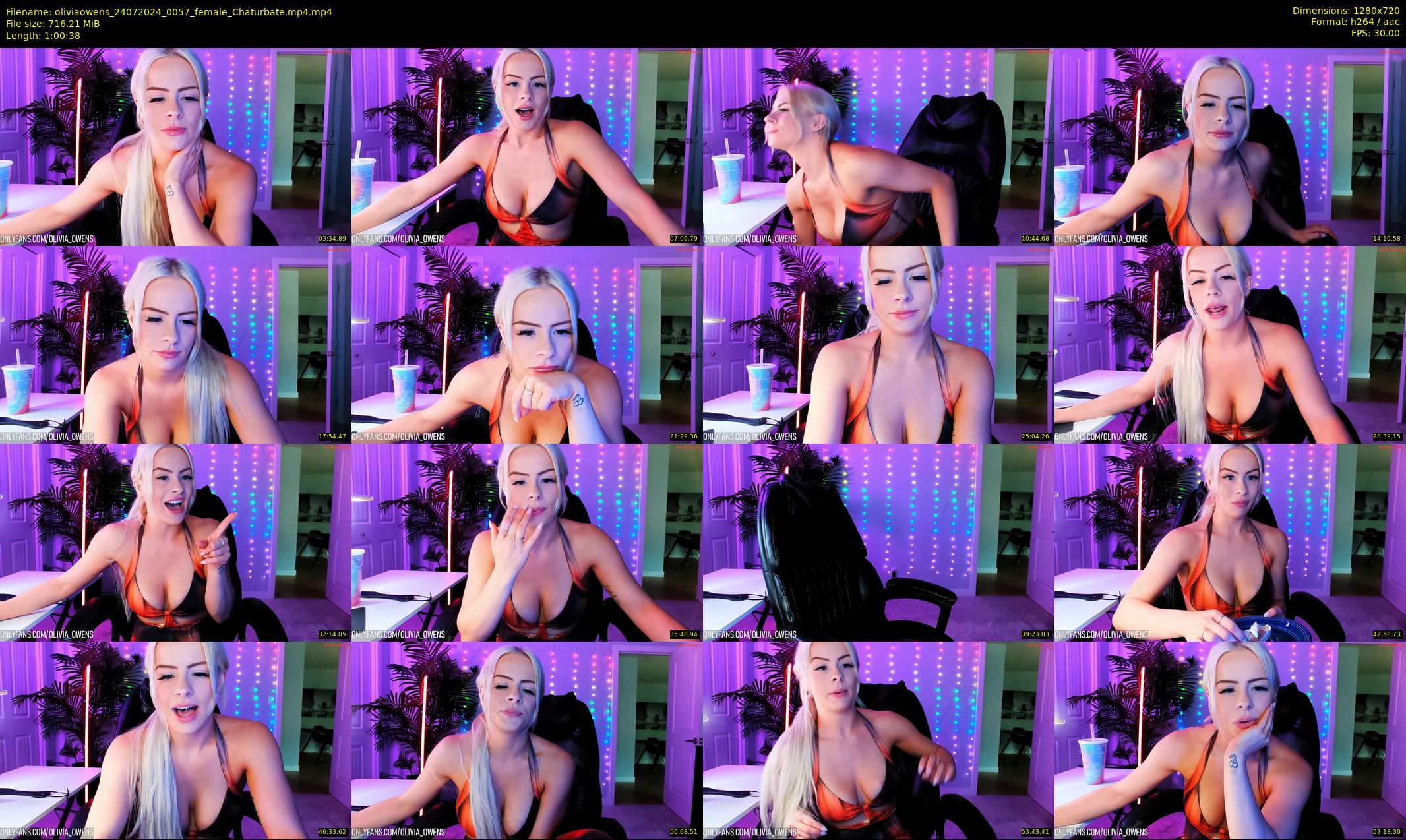 oliviaowens — 61 minute Chaturbate female cam show recording, 720p, Jul 24, 2024