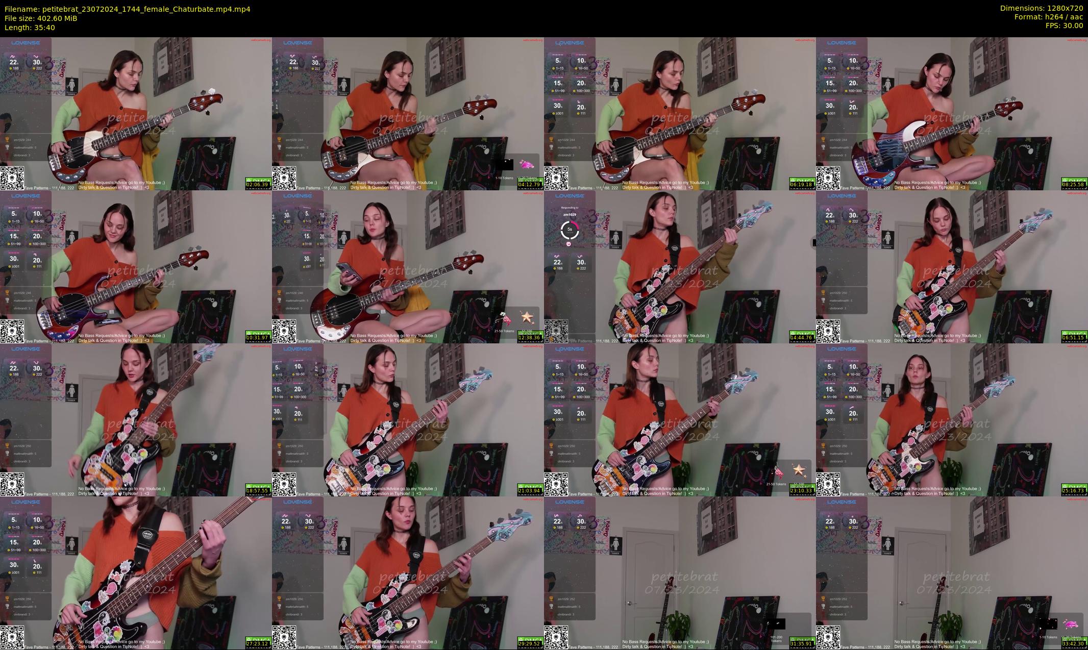 petitebrat — 36 minute Chaturbate female cam show recording, 720p, Jul 23, 2024