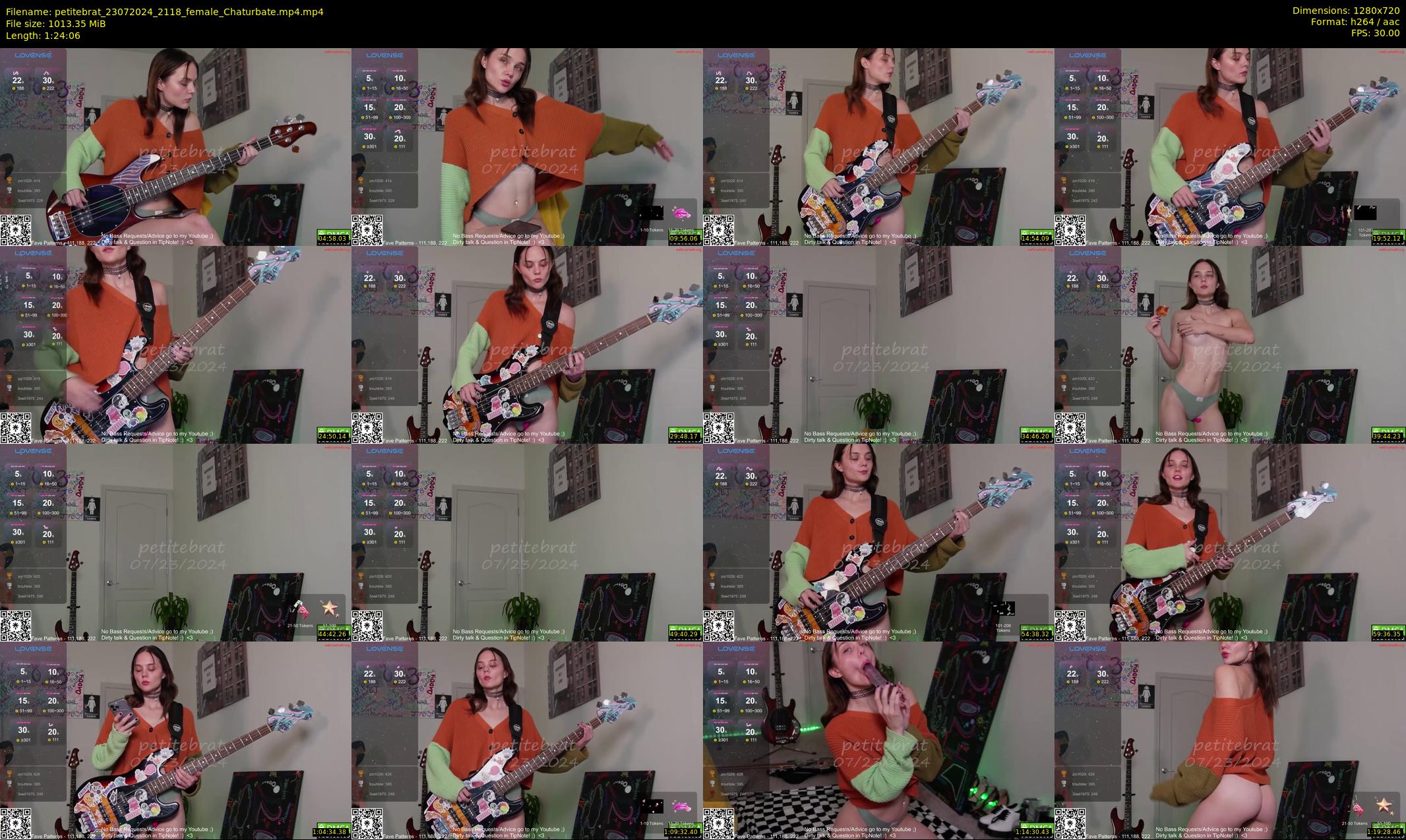 petitebrat — 85 minute Chaturbate female cam show recording, 720p, Jul 23, 2024