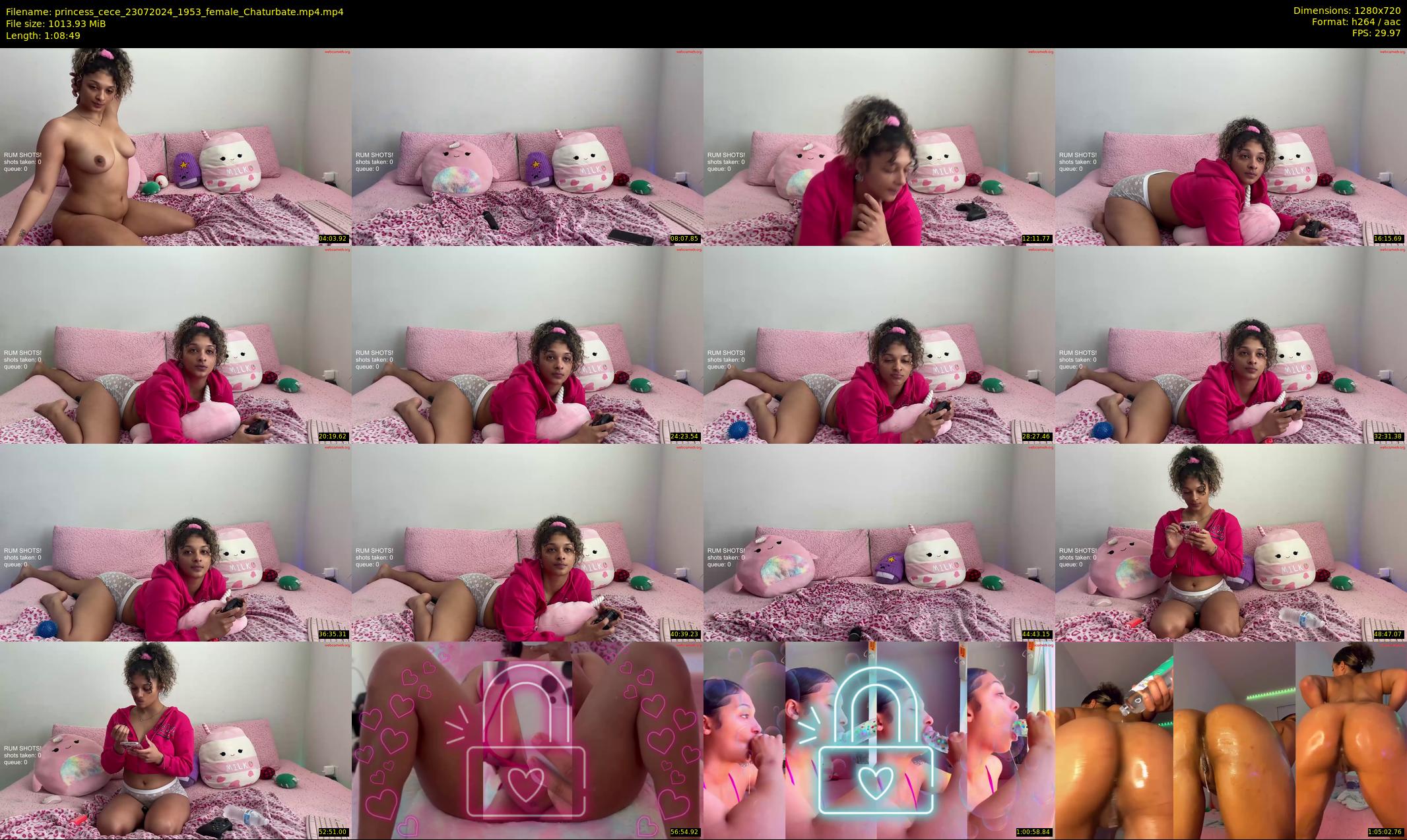 princess_cece — 69 minute Chaturbate female cam show recording, 720p, Jul 23, 2024