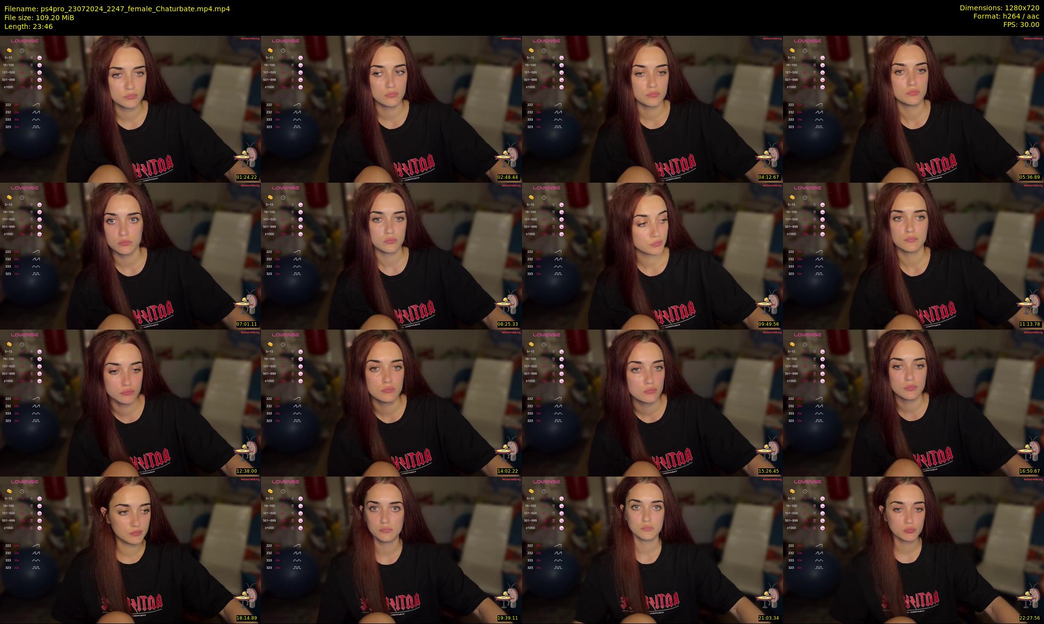 ps4pro — 24 minute Chaturbate female cam show recording, 720p, Jul 23, 2024