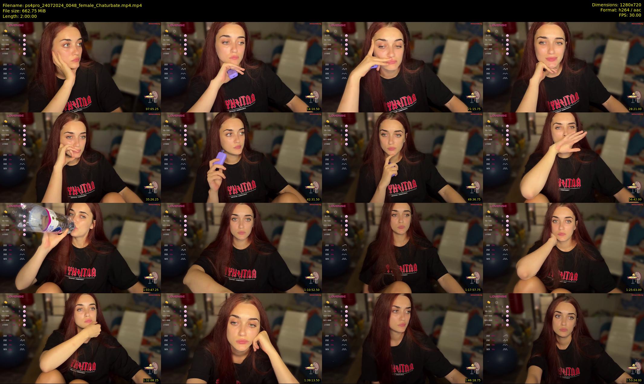 ps4pro — 120 minute Chaturbate female cam show recording, 720p, Jul 24, 2024