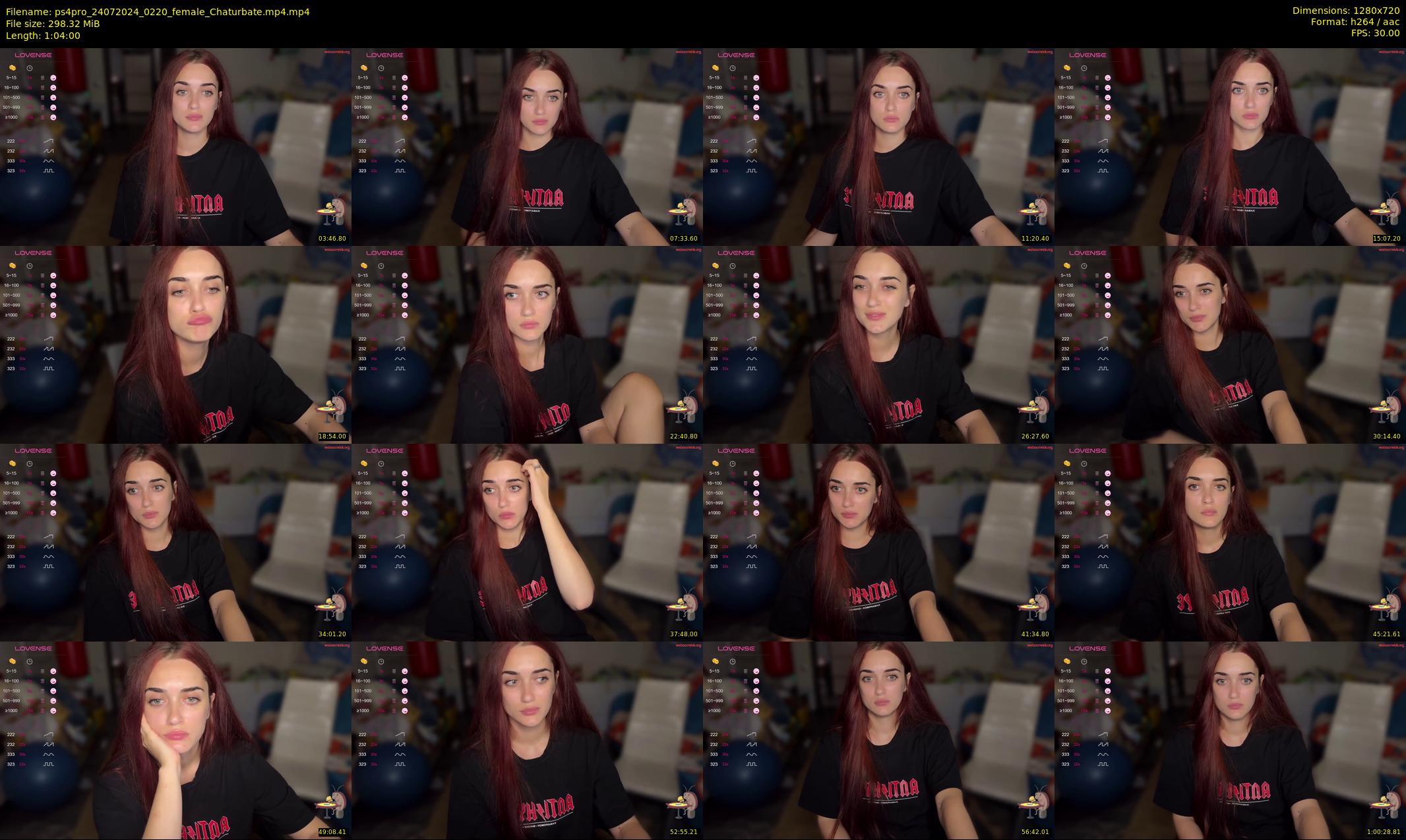 ps4pro — 64 minute Chaturbate female cam show recording, 720p, Jul 24, 2024