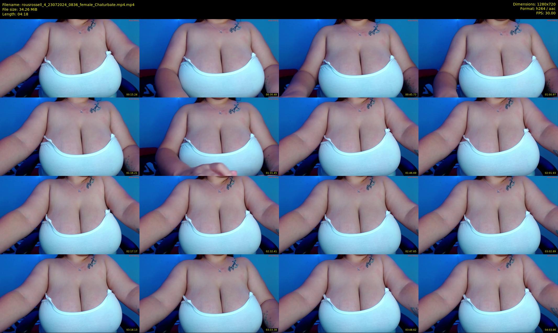 rousrossell_4 — 5 minute Chaturbate female cam show recording, 720p, Jul 23, 2024
