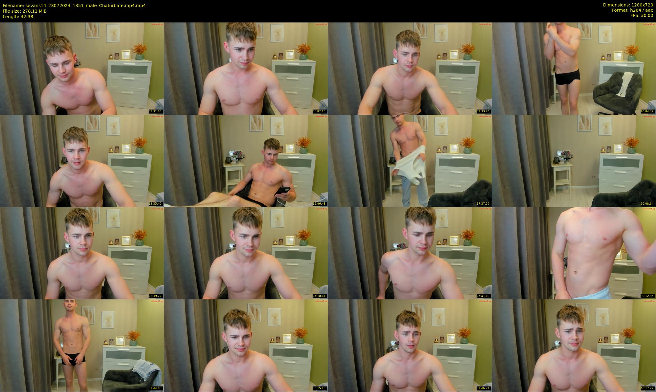 sevans14 — 43 minute Chaturbate male cam show recording, 720p, Jul 23, 2024