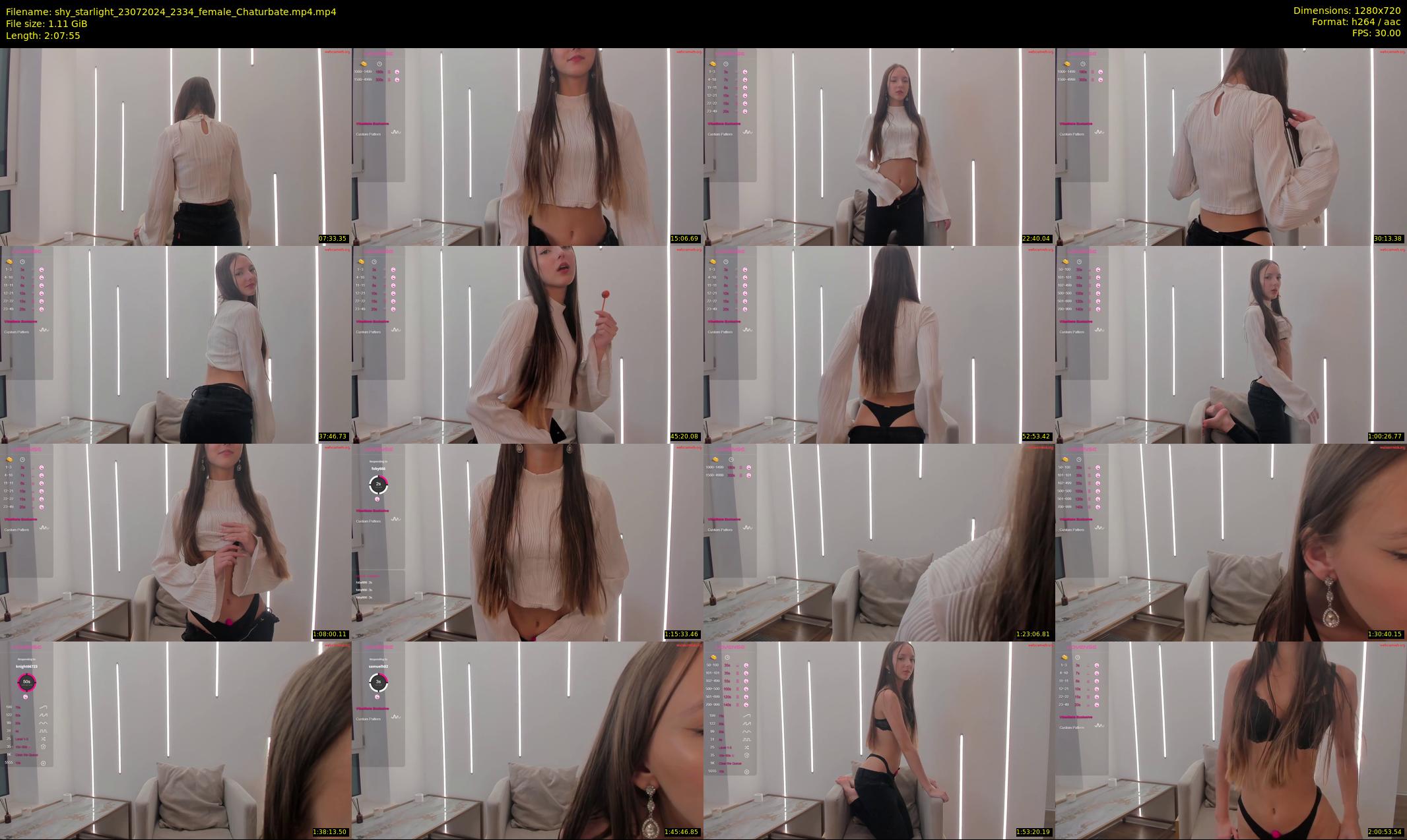 shy_starlight — 128 minute Chaturbate female cam show recording, 720p, Jul 23, 2024