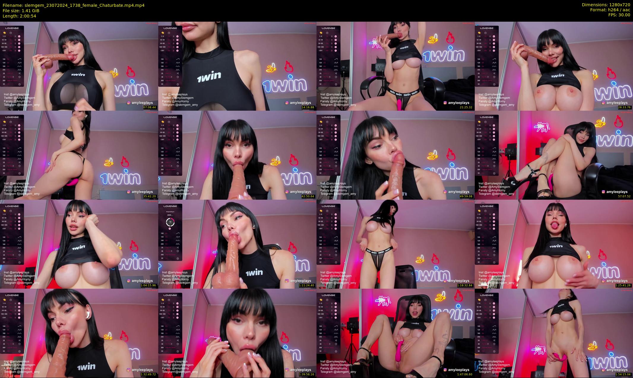 slemgem — 121 minute Chaturbate couple cam show recording, 720p, Jul 23, 2024